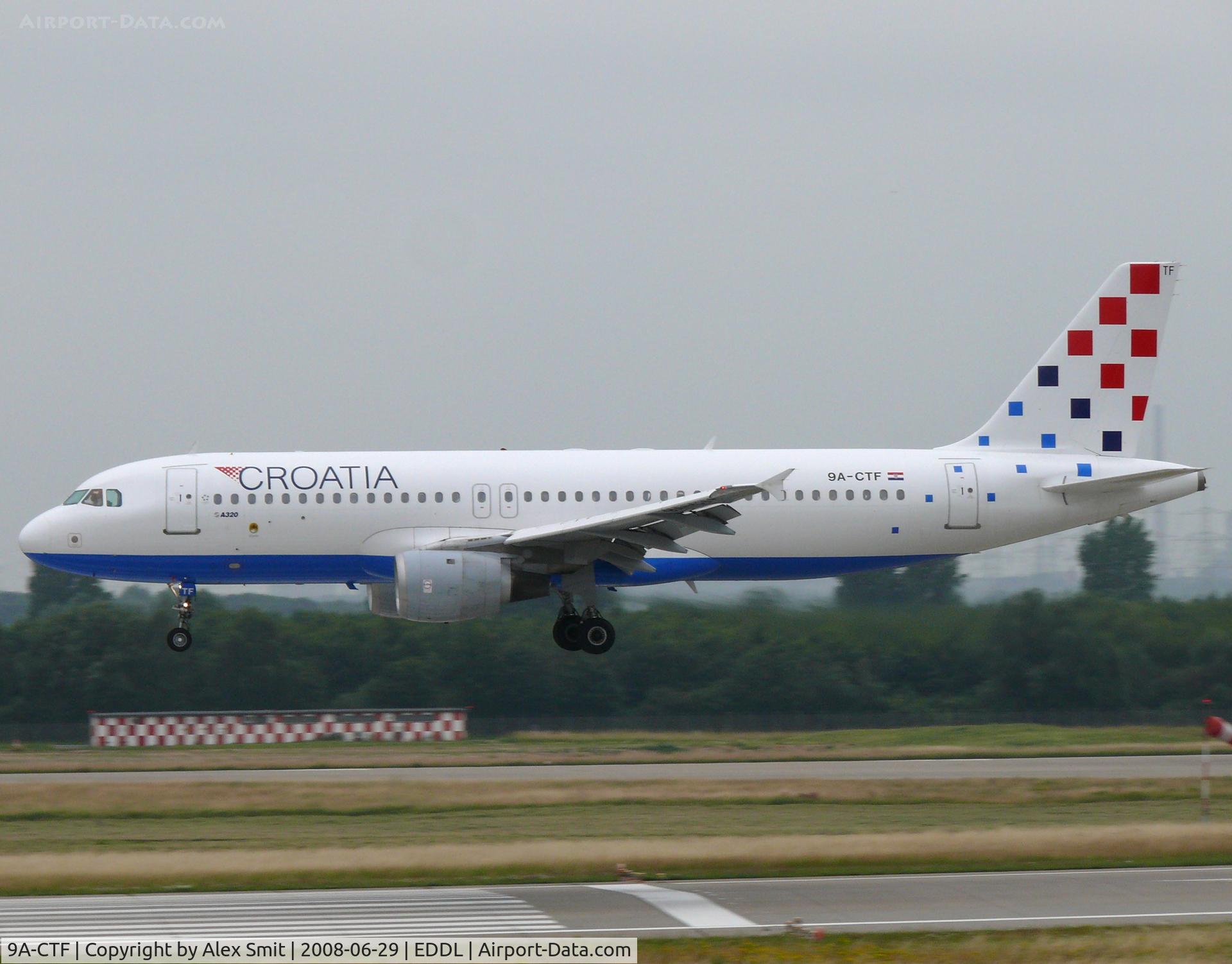 9A-CTF, 1991 Airbus A320-211 C/N 258, Airbus Industries A320-211 9A-CTF Croatia Airlines
