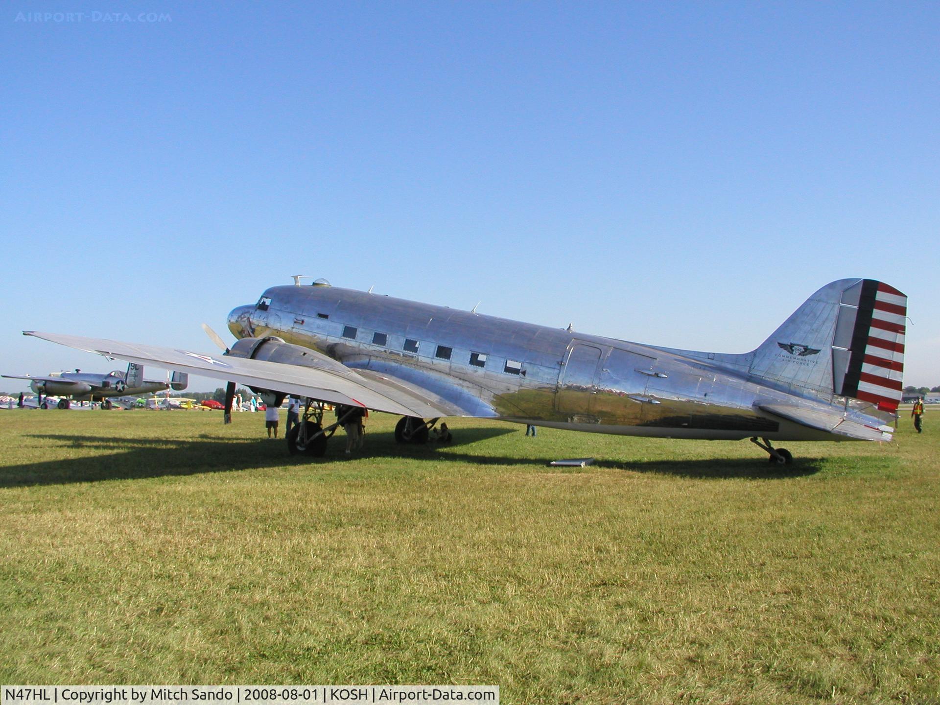 N47HL, 1943 Douglas C-47B-20-DK C/N 27203, EAA AirVenture 2008.