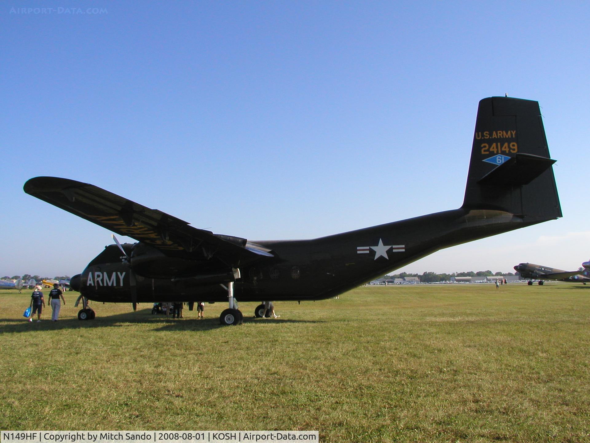 N149HF, 1962 De Havilland Canada DHC-4A Caribou C/N 85, EAA AirVenture 2008.