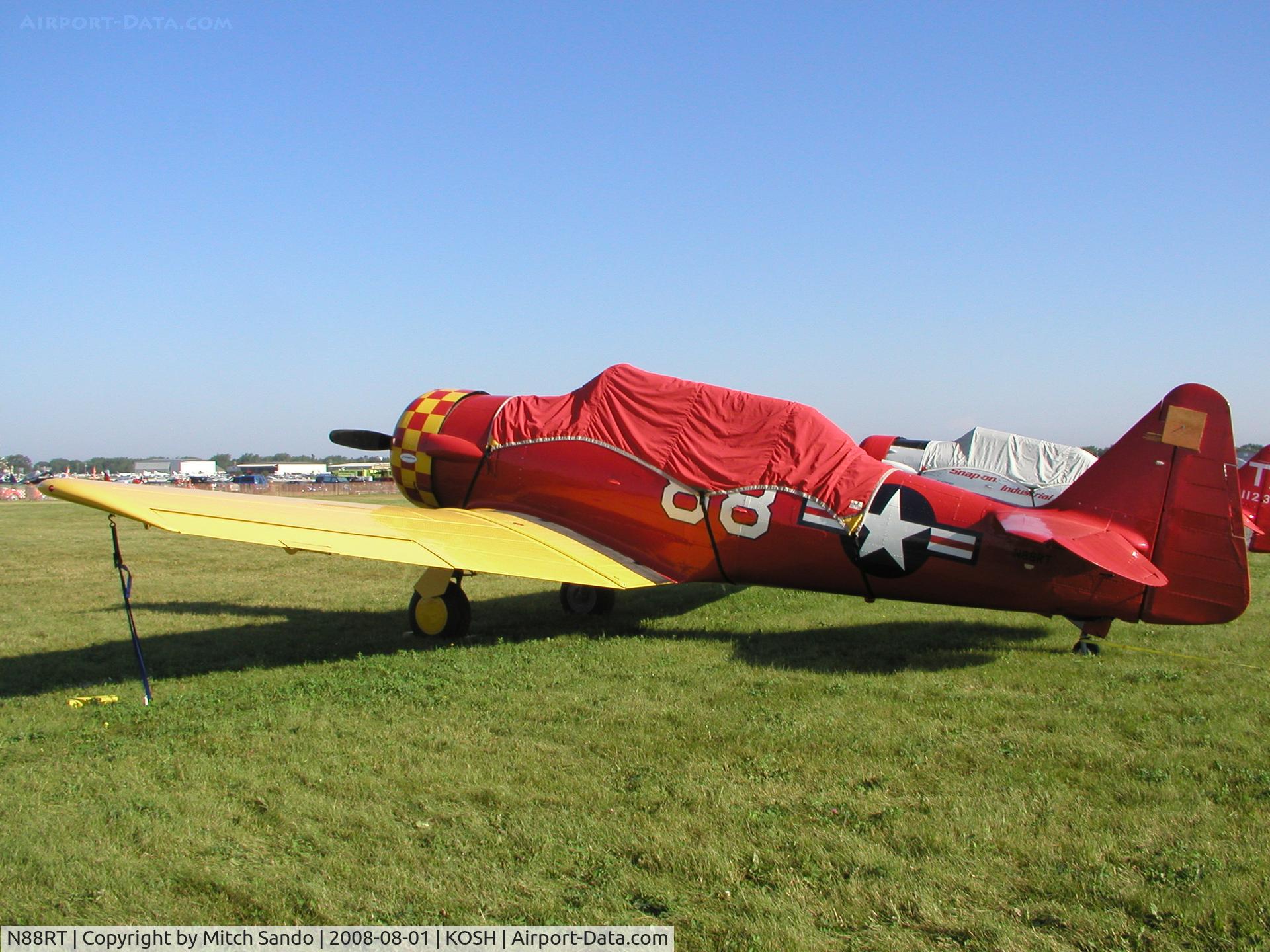 N88RT, North American/victoria Mnt Lt AT-6A C/N 2780, EAA AirVenture 2008.