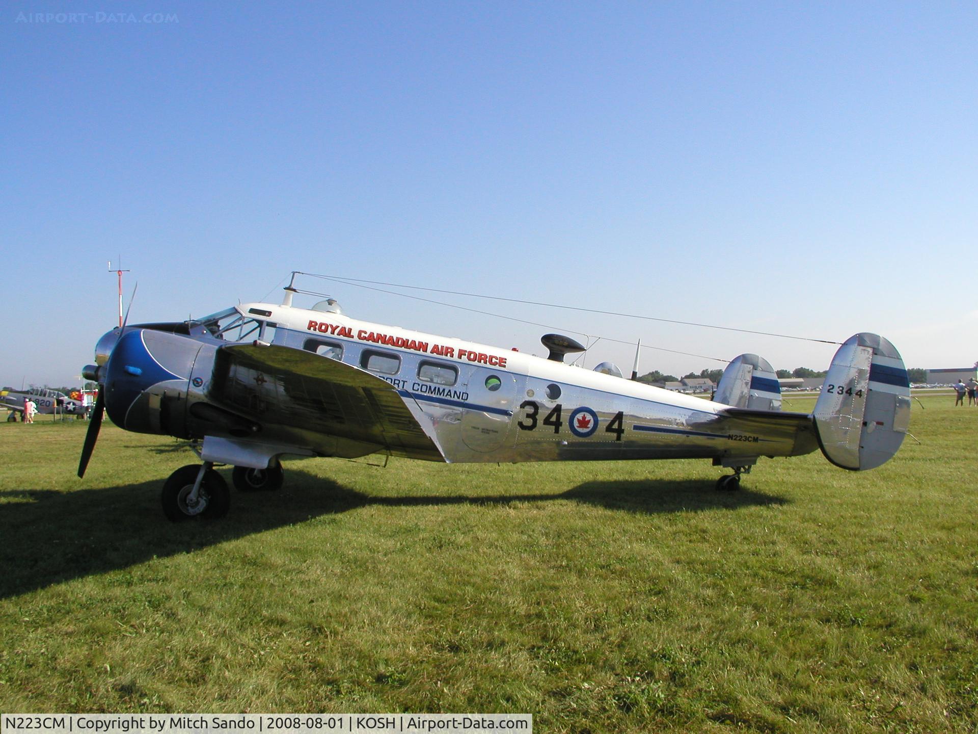 N223CM, 1952 Beech D18S C/N CA223, EAA AirVenture 2008.