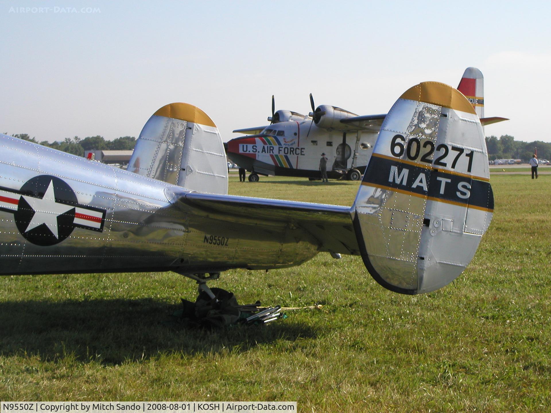 N9550Z, 1953 Beech C-45H/18S Expeditor C/N AF-586, EAA AirVenture 2008.