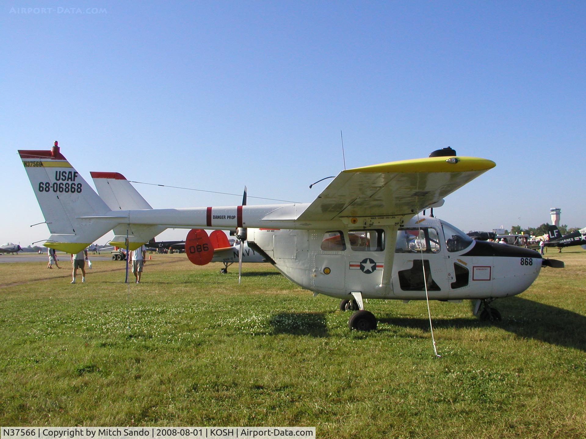 N37566, 1967 Cessna M337B (O-2A) Super Skymaster C/N 337M-0157 (68-6868), EAA AirVenture 2008.