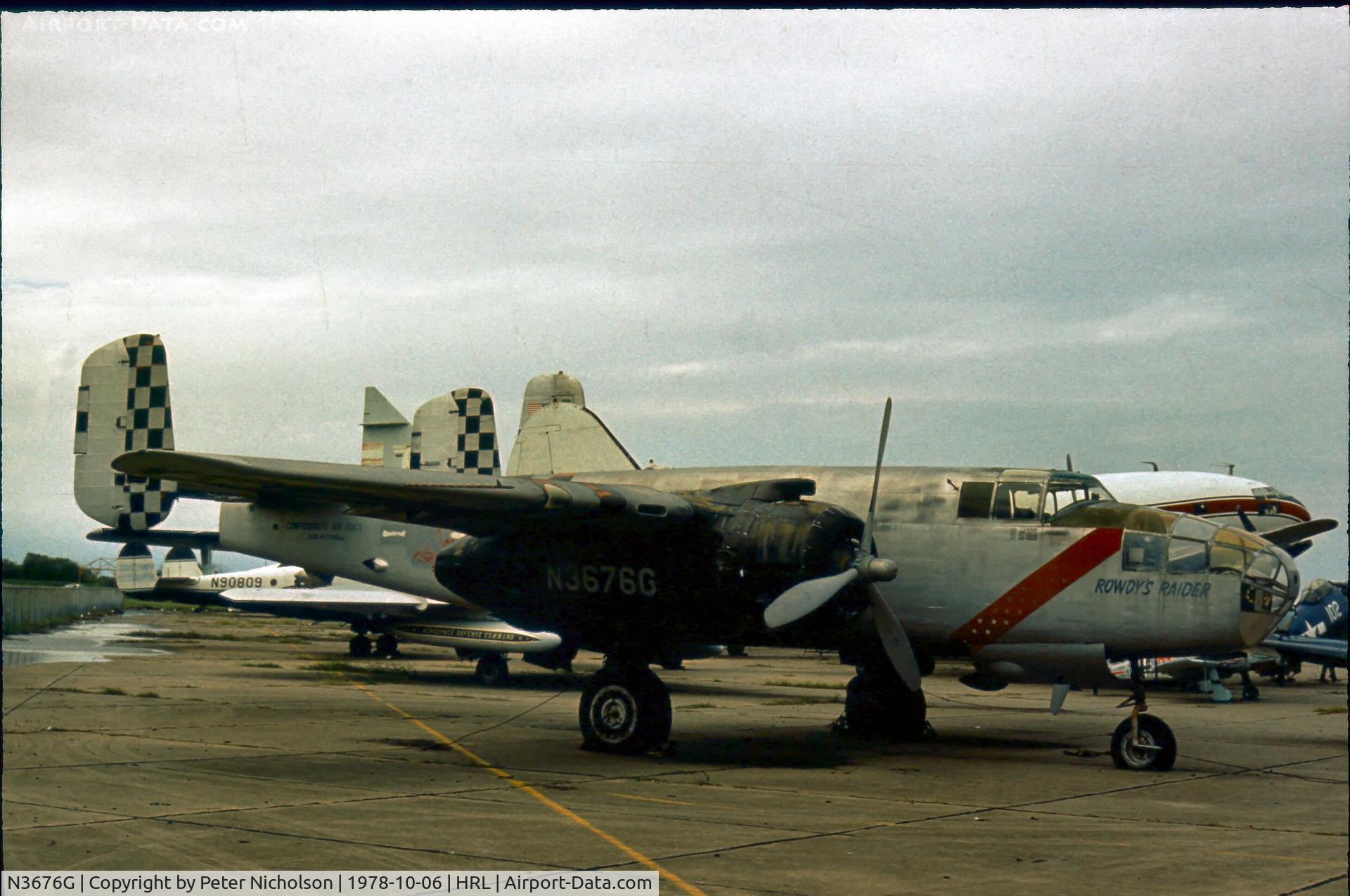 N3676G, North American TB-25N Mitchell C/N 108-33110, As operated by (then) Confederate Air Force