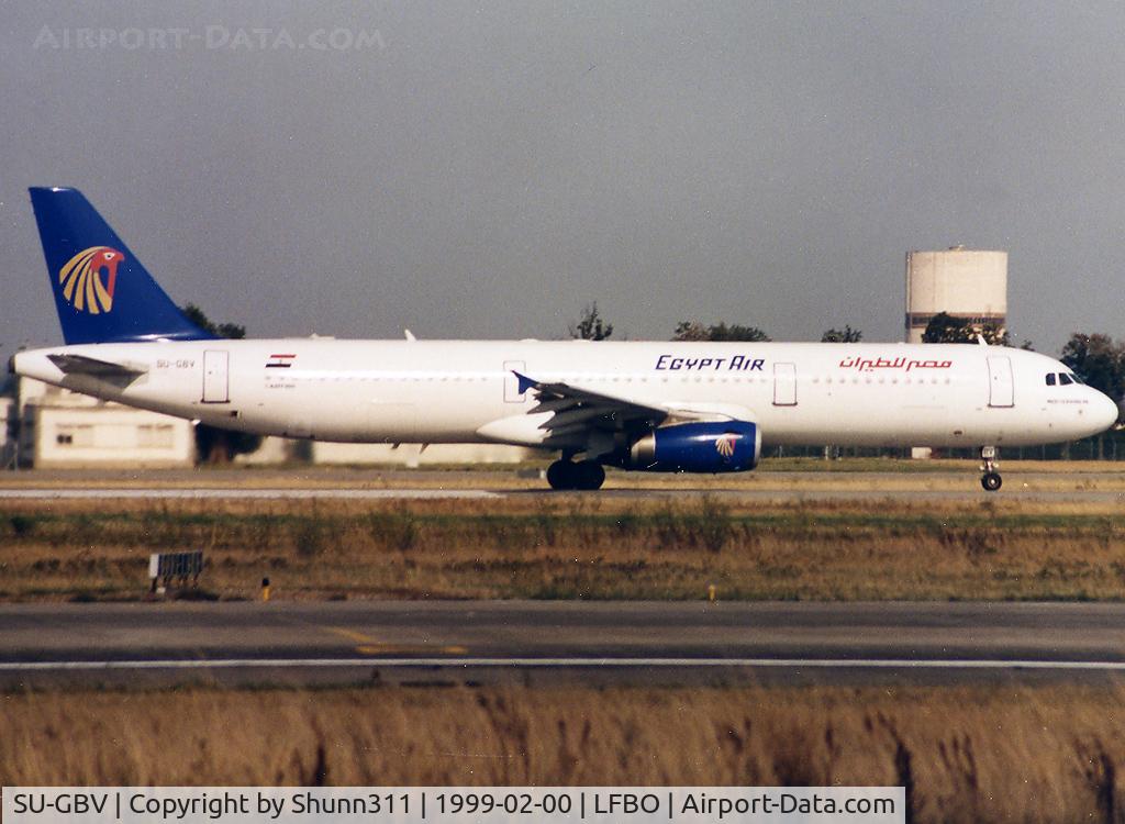 SU-GBV, 1997 Airbus A321-231 C/N 715, Ready for take off rwy 14L