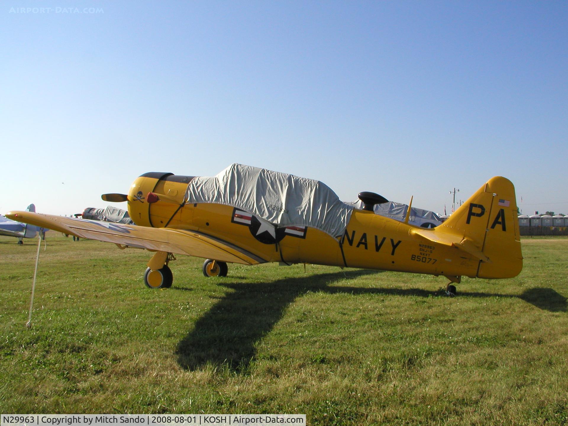 N29963, 1942 North American AT-6D Texan C/N 49-2977, EAA AirVenture 2008.