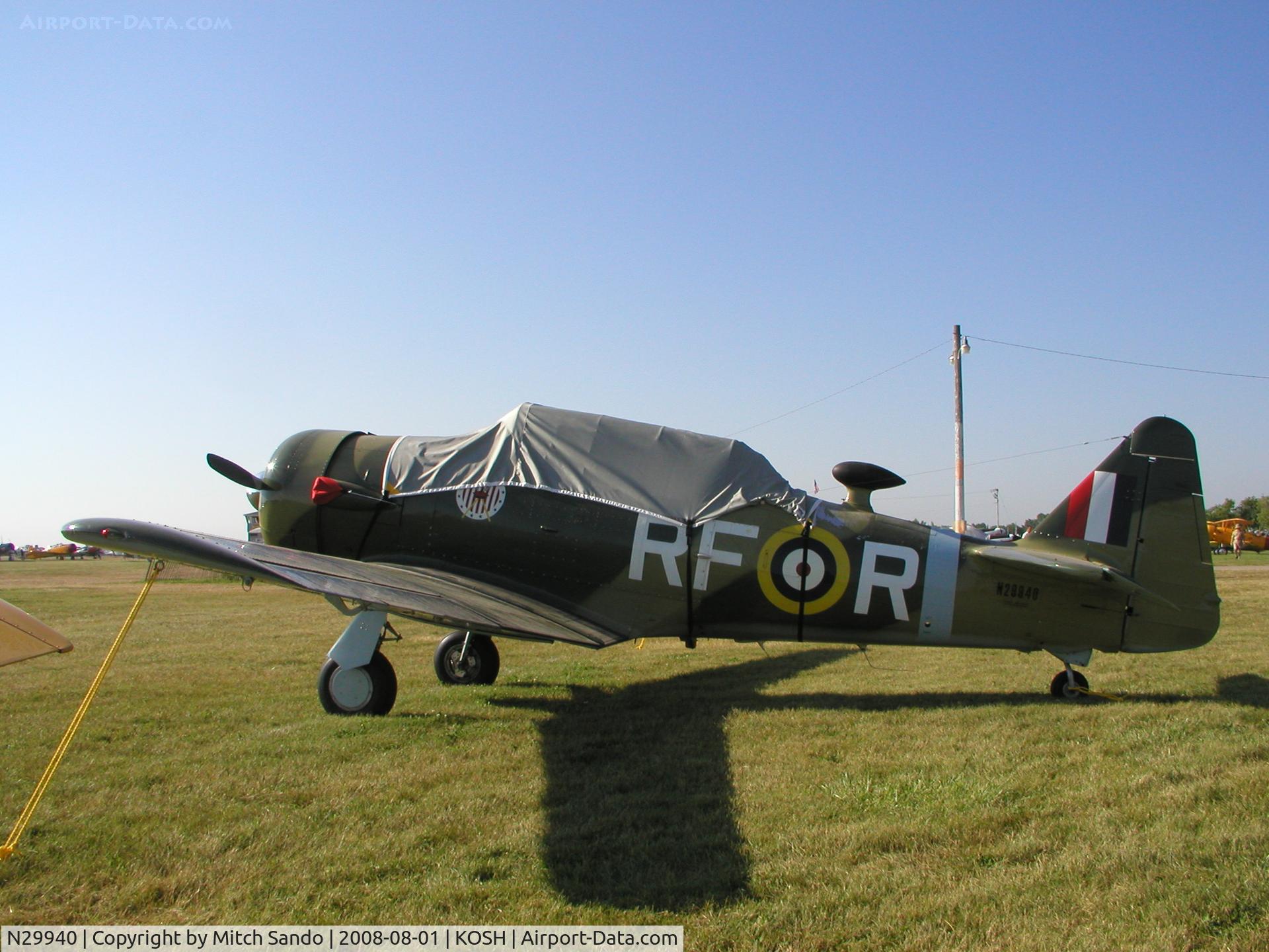 N29940, 1944 North American AT-6D Texan C/N 84991, EAA AirVenture 2008.