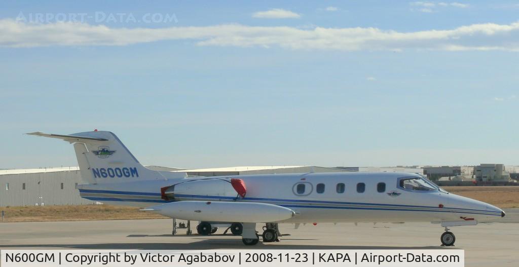 N600GM, 1981 Gates Learjet 25D C/N 290, At Centennial