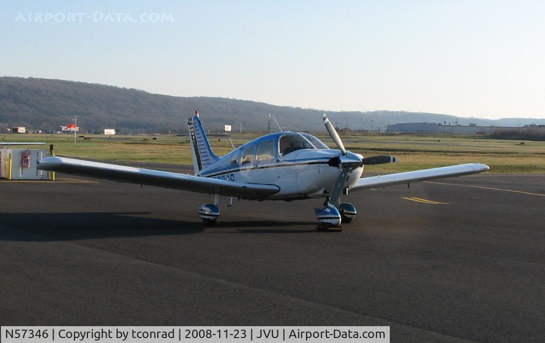 N57346, 1973 Piper PA-28-235 C/N 28-7410033, at Queen City