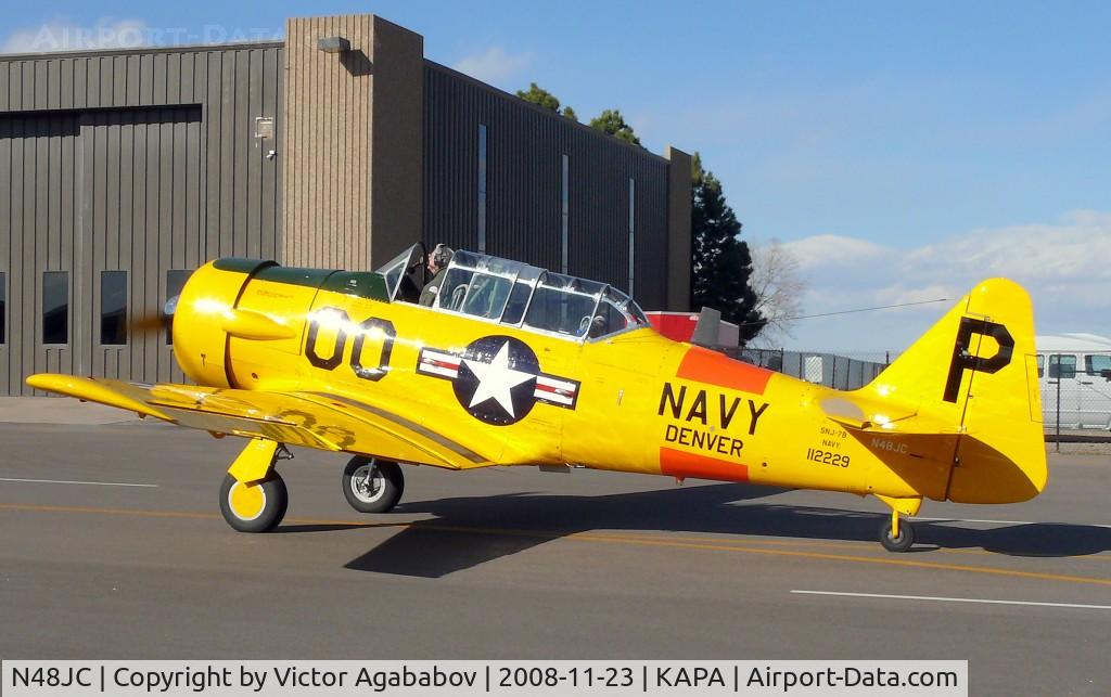 N48JC, North American AT-6G Texan Texan C/N 121-43192, At Centennial