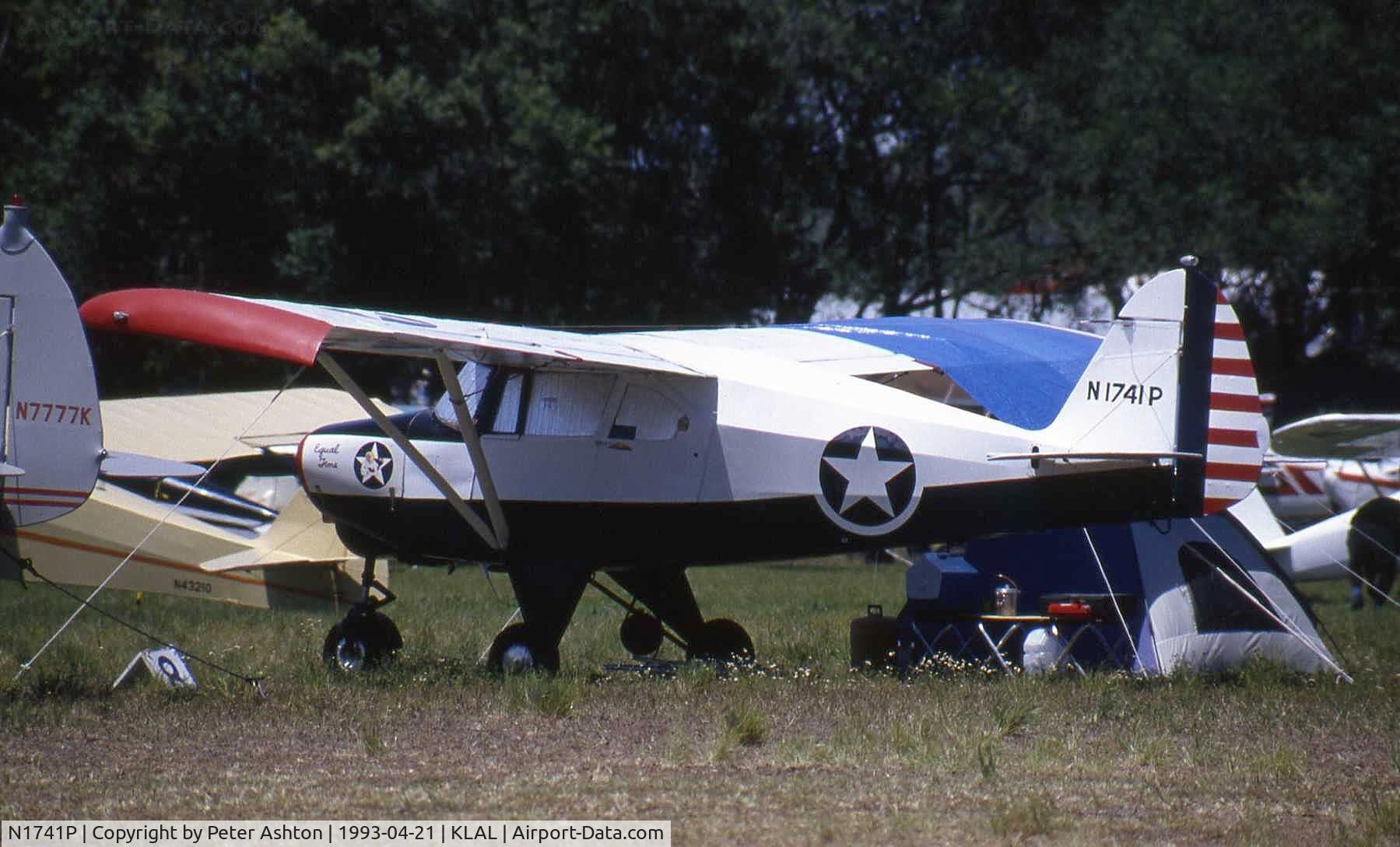 N1741P, 1954 Piper PA-22-150 C/N 22-2531, Sun 'n' Fun 1993