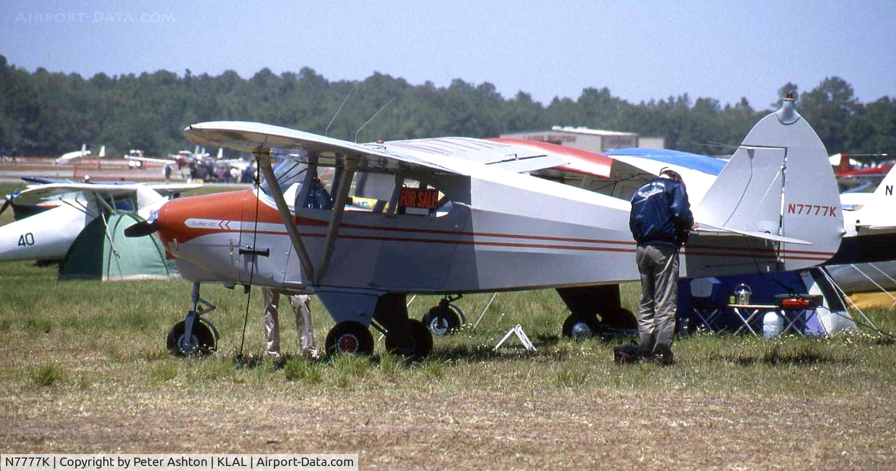 N7777K, 1950 Piper PA-22 C/N 22-2, Sun 'n' Fun 1993