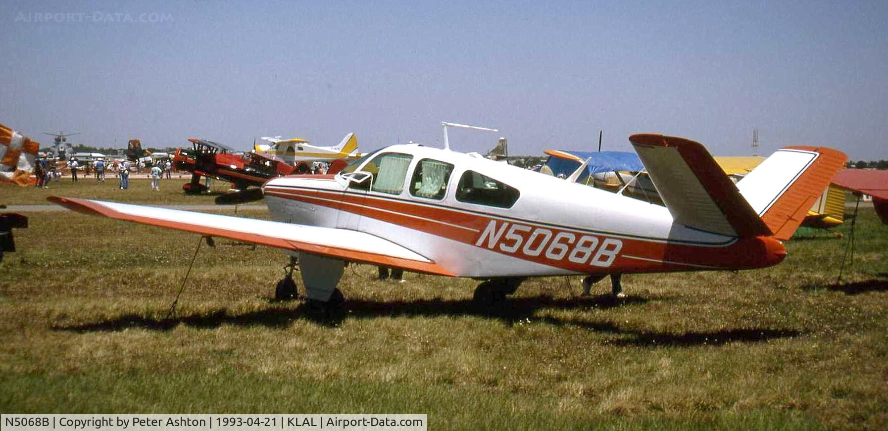 N5068B, 1955 Beech F35 Bonanza C/N D-4363, Sun 'n' Fun 1993