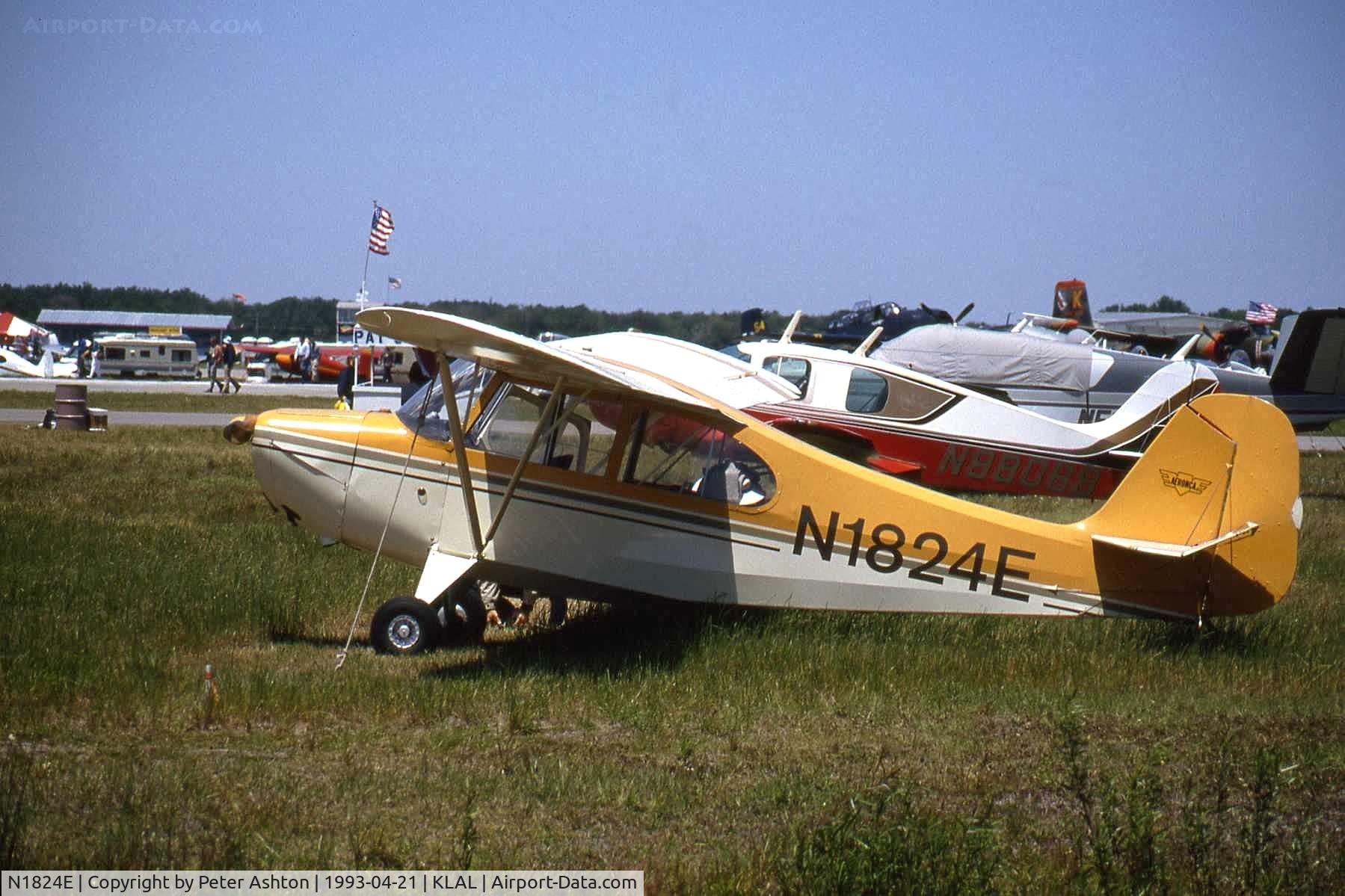 N1824E, 1946 Aeronca 7AC Champion C/N 7AC-5391, Sun 'n' Fun 1993
