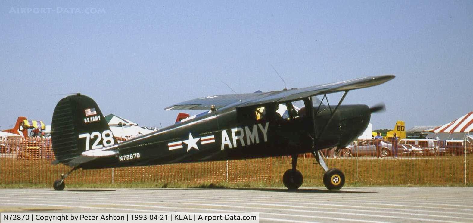 N72870, 1946 Cessna 140 C/N 10061, Sun 'n' Fun 1993