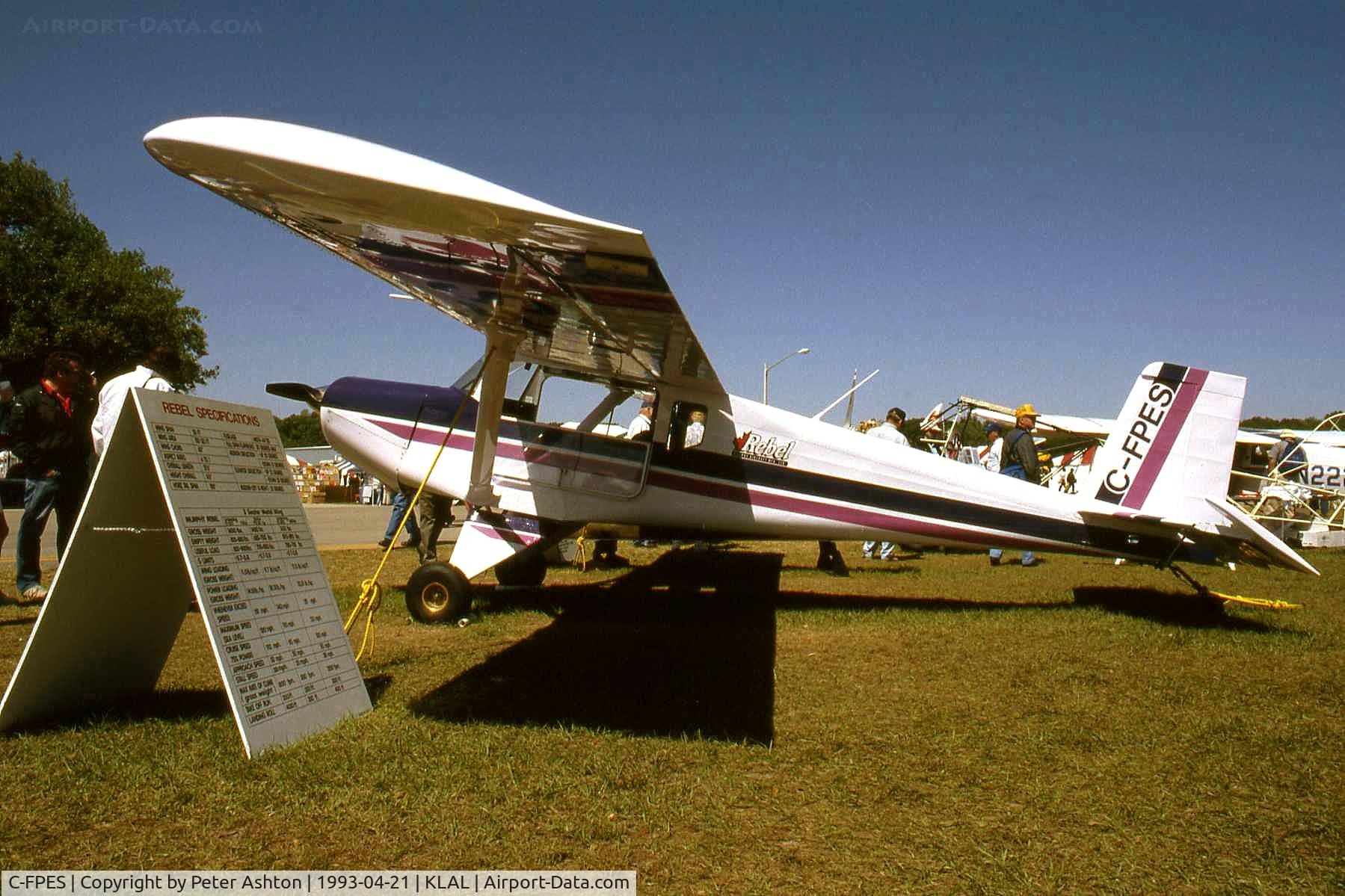 C-FPES, 1992 Murphy Rebel C/N 060R, Sun 'n' Fun 1993