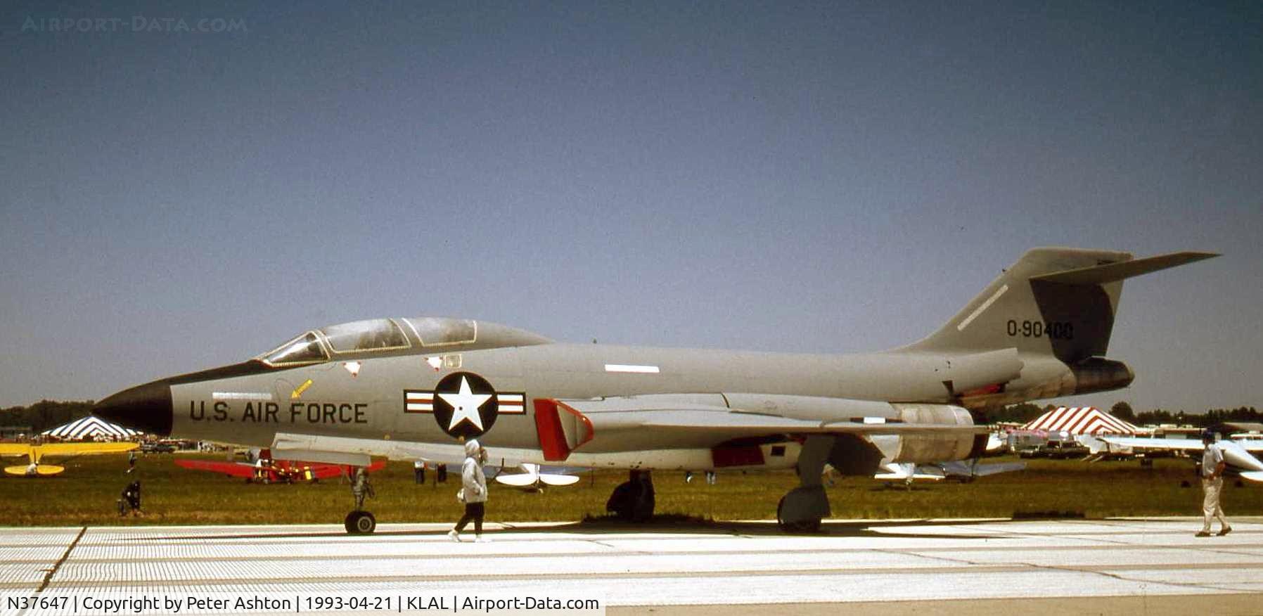 N37647, 1959 McDonnell F-101F Voodoo C/N 724, Sun 'n' Fun 1993