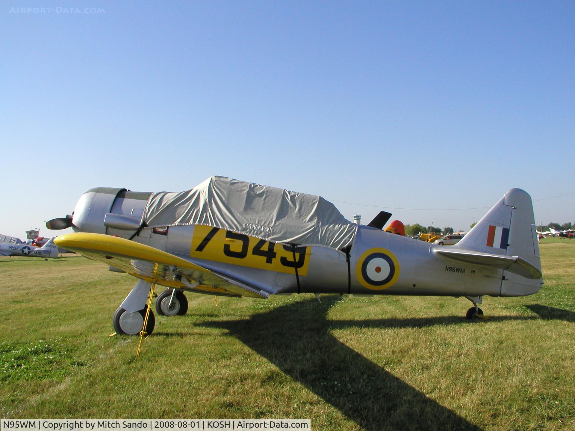 N95WM, 1943 North American AT-6D Texan C/N 8815597, EAA AirVenture 2008.