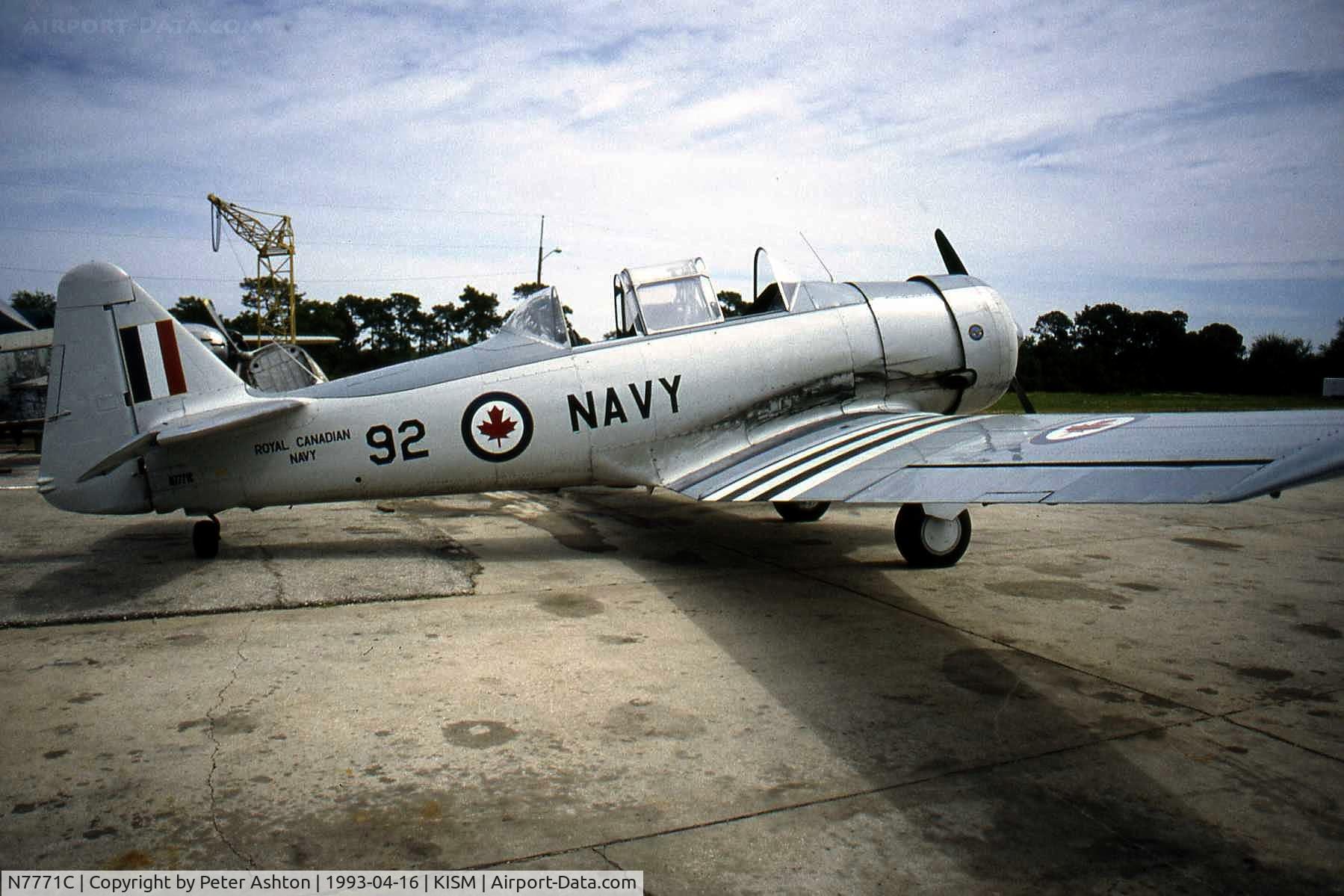 N7771C, 1959 North American T-6G Texan C/N 168-185, Royal Canadian Navy markings