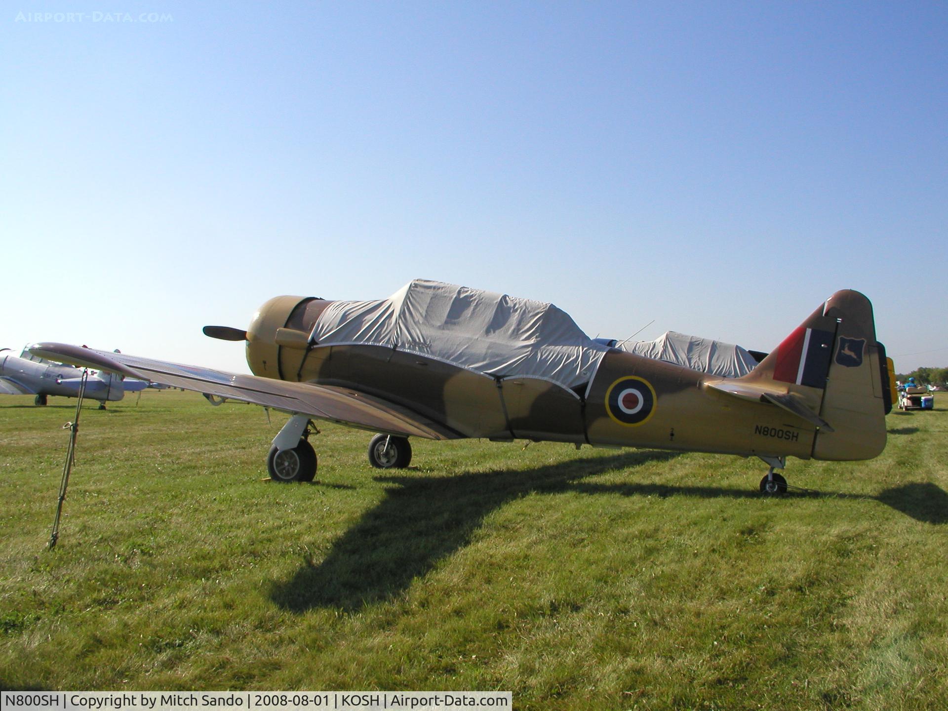 N800SH, 1943 North American AT-6D C/N 8814945, EAA AirVenture 2008.