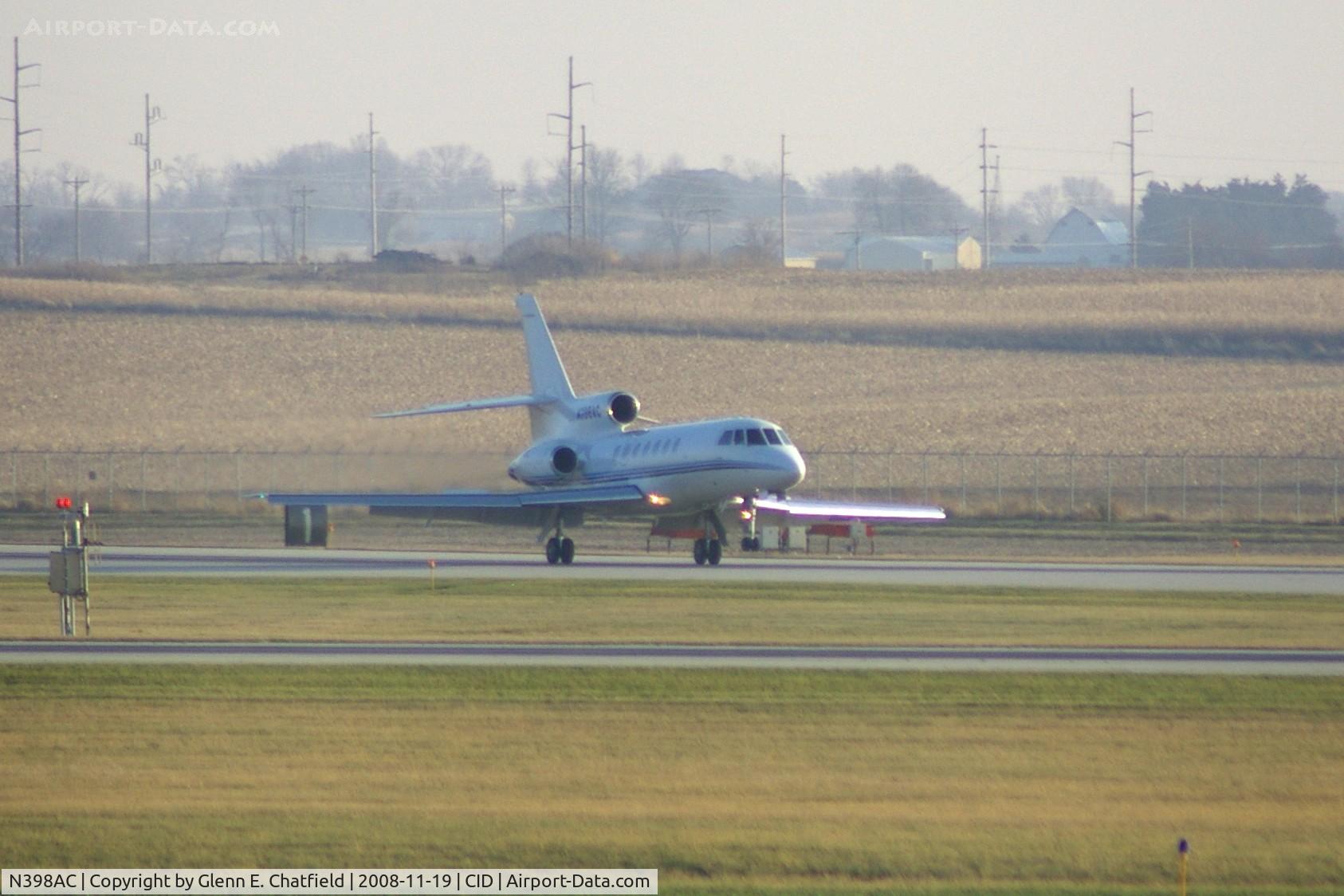 N398AC, 1993 Dassault Falcon 50 C/N 240, Arriving on Runway 31