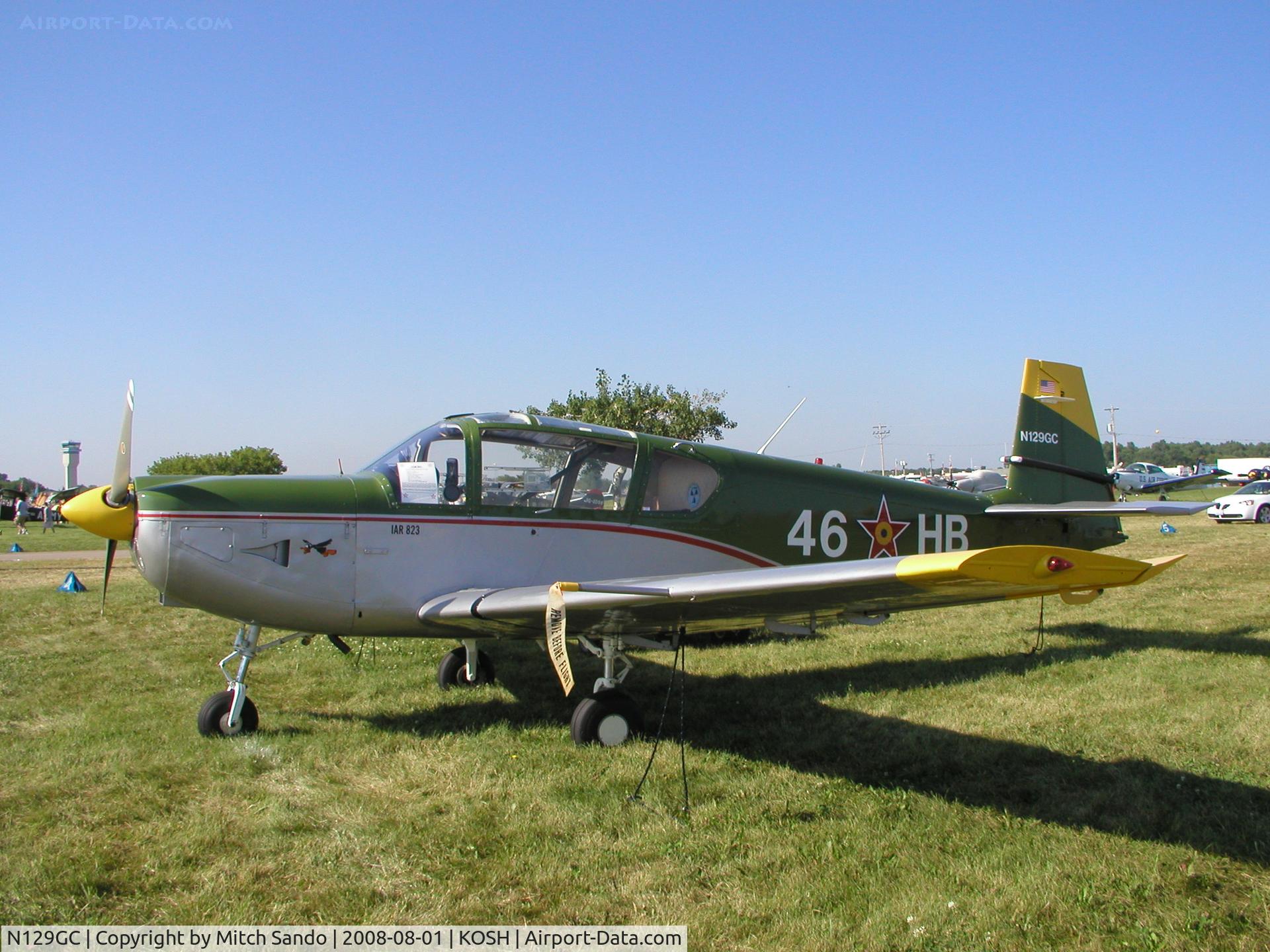 N129GC, 1980 IAR IAR-823 C/N 55, EAA AirVenture 2008.