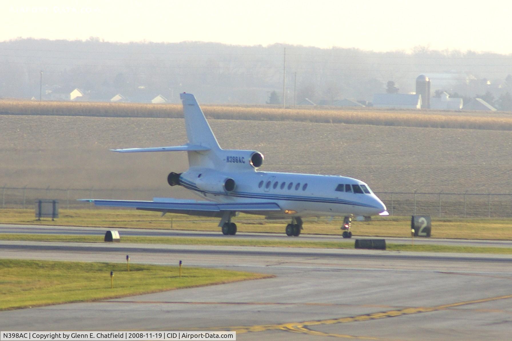N398AC, 1993 Dassault Falcon 50 C/N 240, Arriving on Runway 31