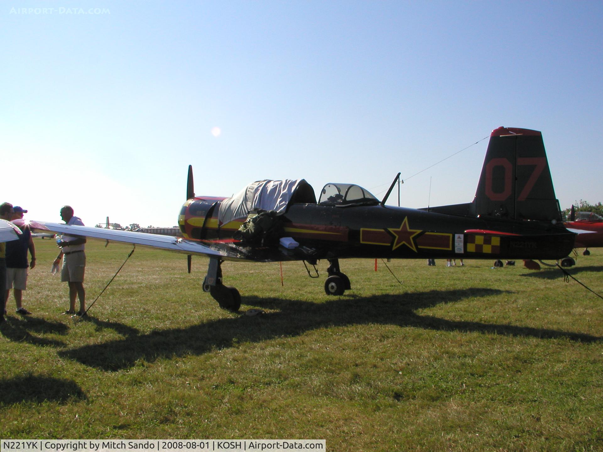 N221YK, 1968 Nanchang CJ-6 C/N 2432001, EAA AirVenture 2008.