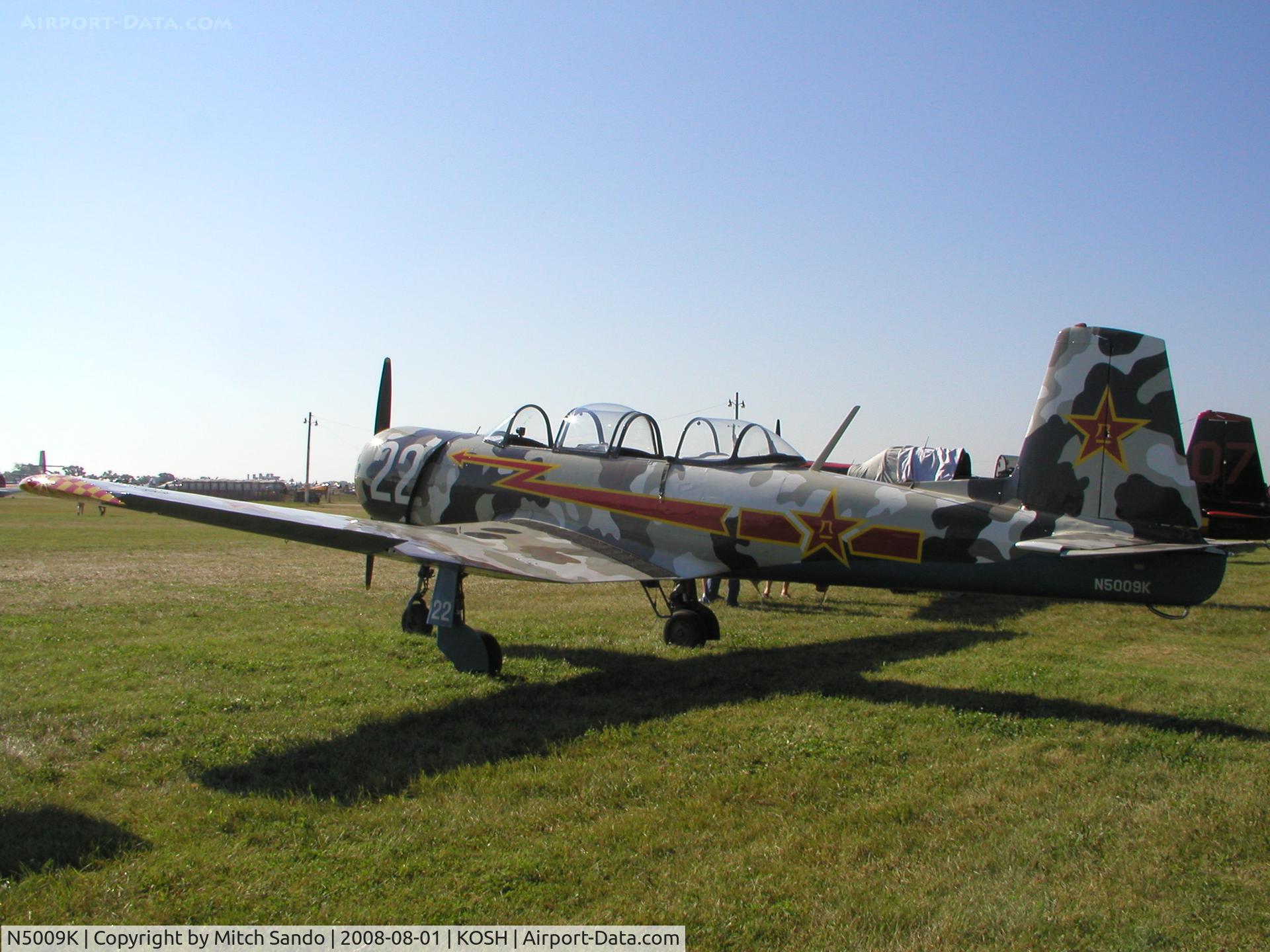 N5009K, 1985 Nanchang CJ-6A C/N 4132021, EAA AirVenture 2008.