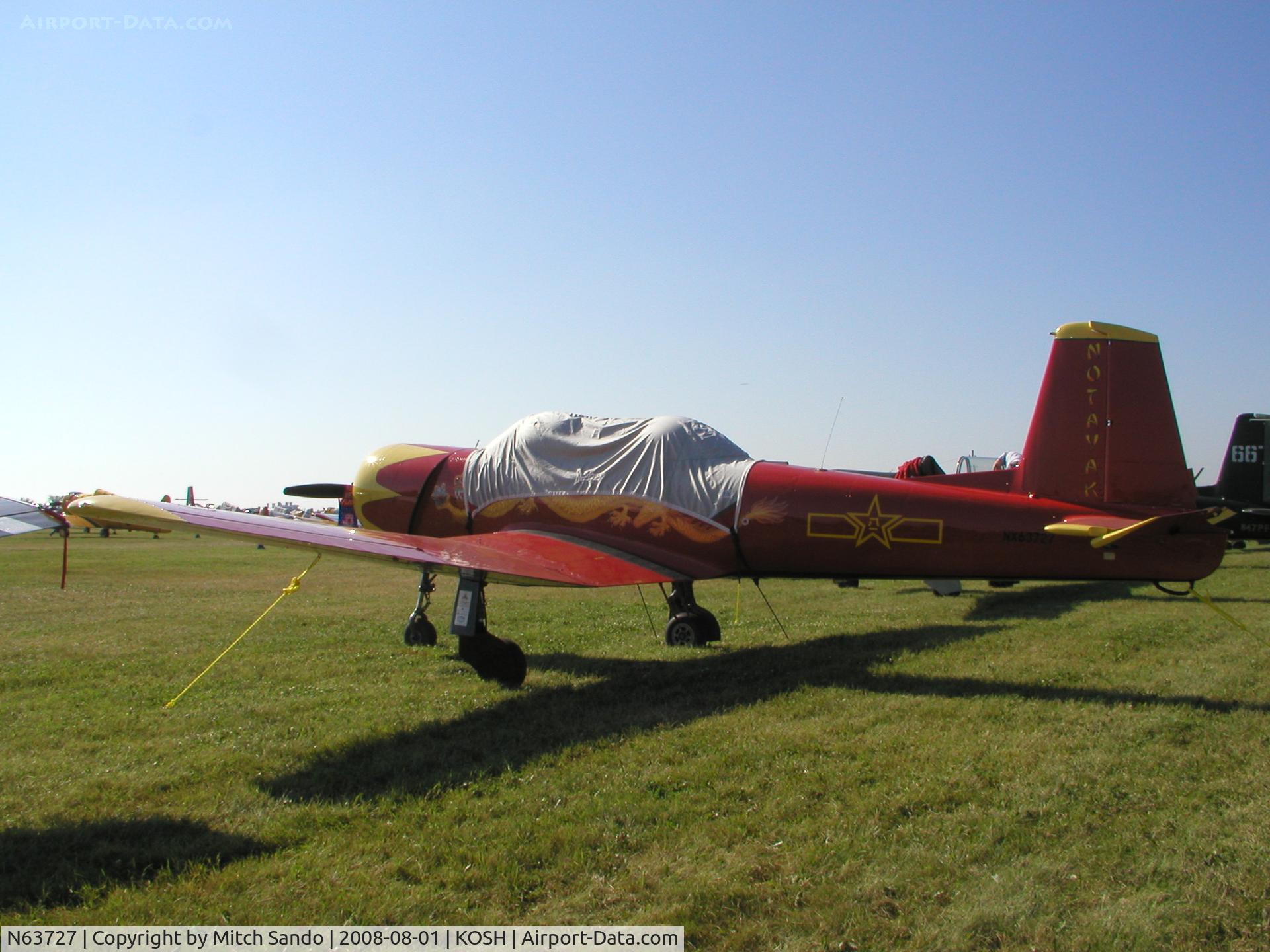 N63727, 1977 Nanchang CJ-6A C/N 1832035, EAA AirVenture 2008.