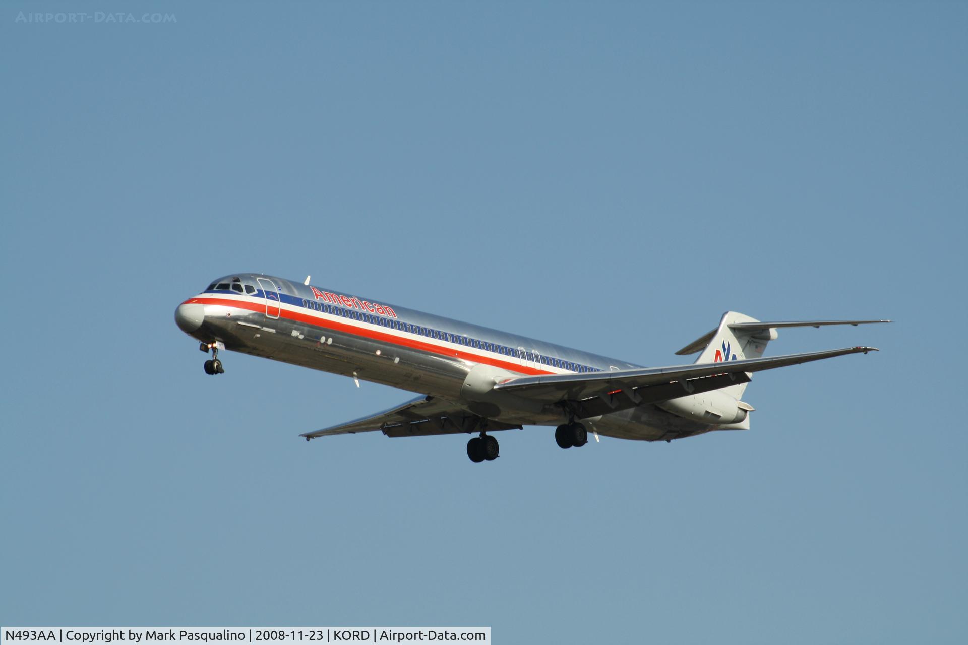N493AA, 1989 McDonnell Douglas MD-82 (DC-9-82) C/N 49731, MD-82