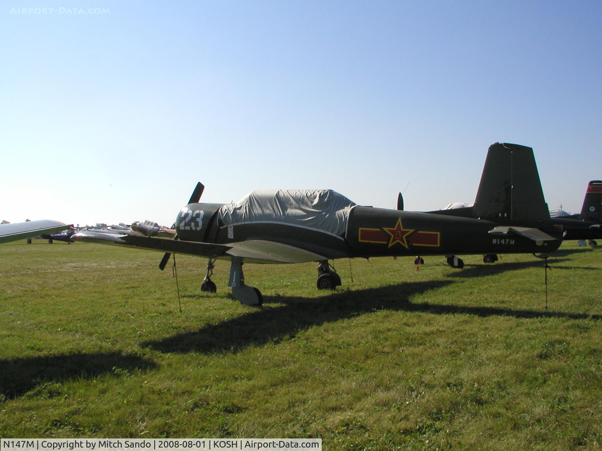 N147M, Nanchang CJ-6A C/N 4232020, EAA AirVenture 2008.