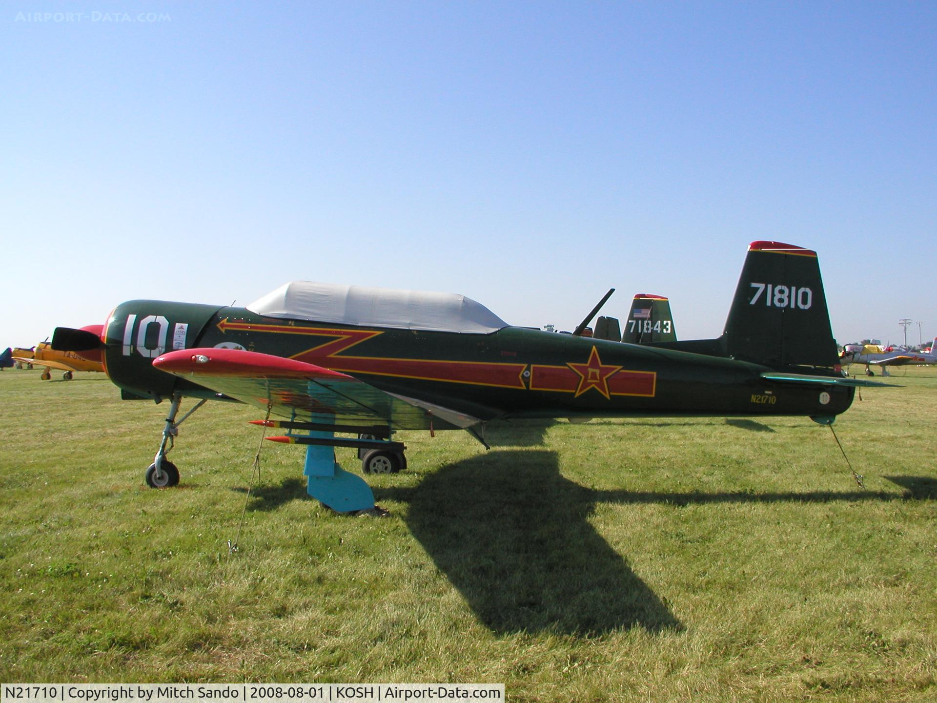 N21710, 1969 Nanchang CJ-6A C/N 2532059, EAA AirVenture 2008.