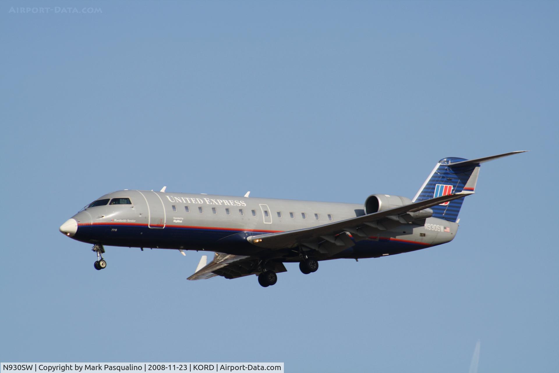 N930SW, 2002 Bombardier CRJ-200LR (CL-600-2B19) C/N 7713, CL-600-2B19