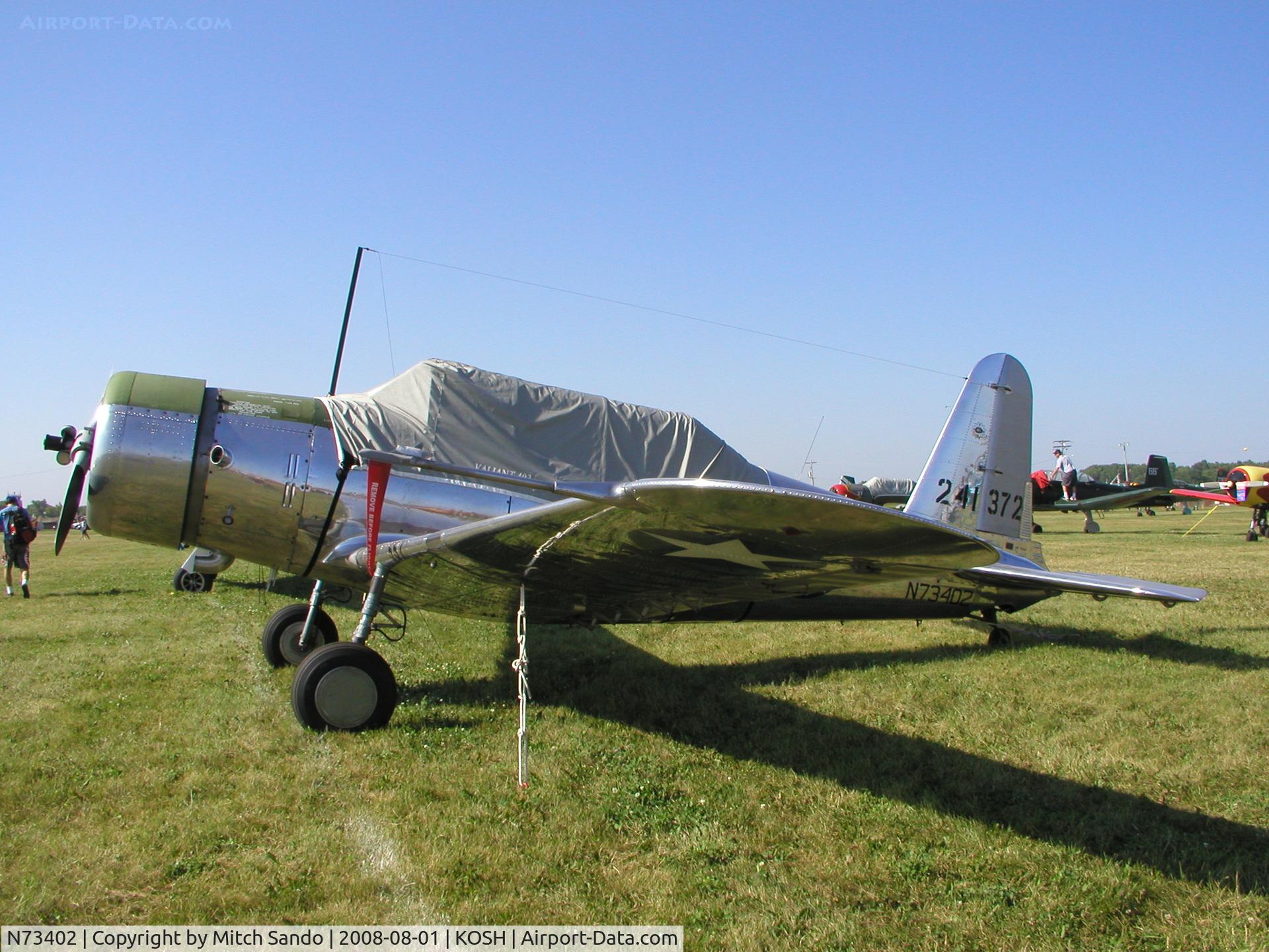 N73402, 1943 Consolidated Vultee BT-15 C/N 8516, EAA AirVenture 2008.