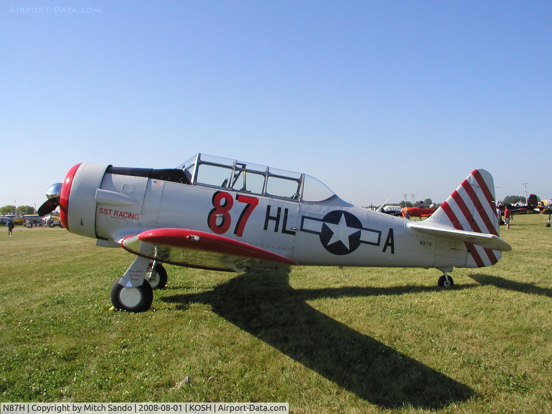N87H, 1941 North American AT-6D Texan C/N 41-34571, EAA AirVenture 2008.