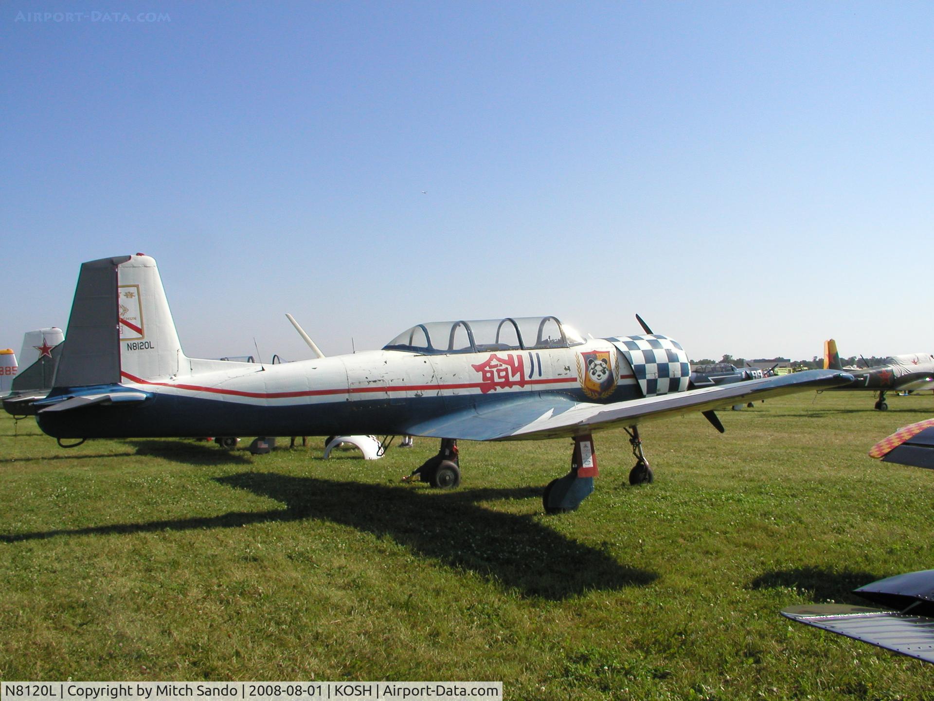 N8120L, 1989 Nanchang CJ-6 C/N 47-22, EAA AirVenture 2008.