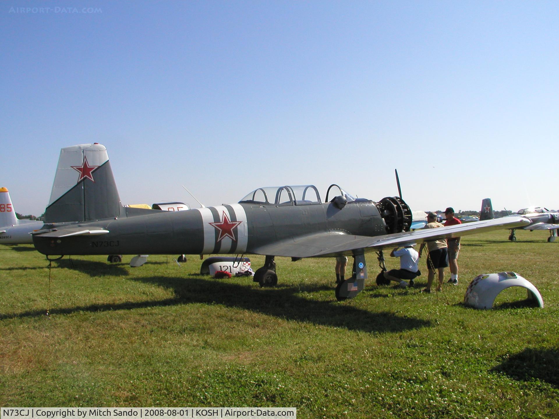 N73CJ, 1973 Nanchang CJ-6A C/N 2951231, EAA AirVenture 2008.