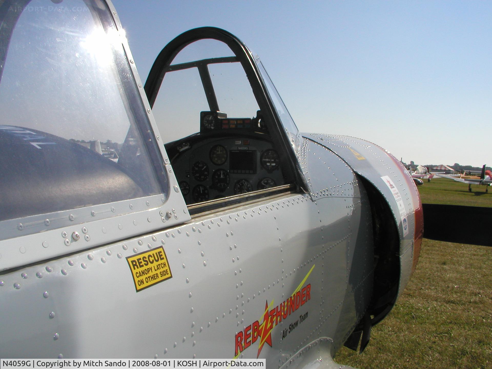 N4059G, 1984 Yakovlev (Aerostar) Yak-52 C/N 844407, EAA AirVenture 2008.