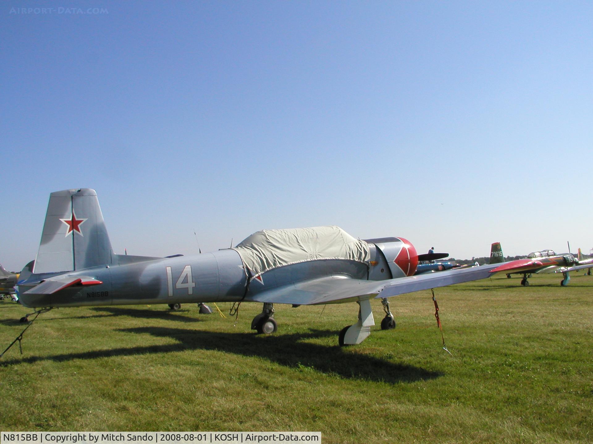 N815BB, 1969 Nanchang CJ-6A C/N 2951216, EAA AirVenture 2008.