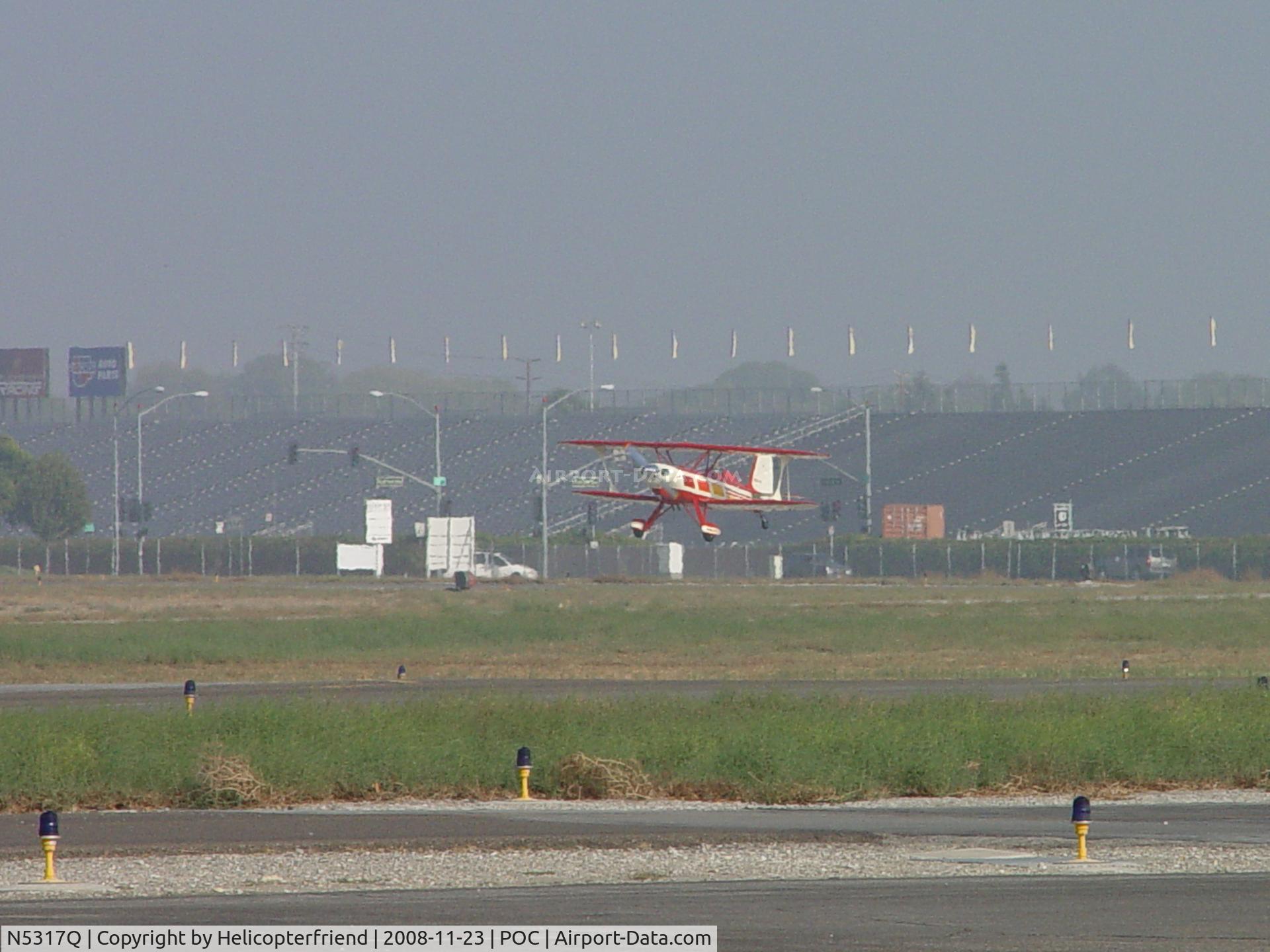 N5317Q, Stolp SA-300 Starduster Too C/N 2111, Landing at Brackett