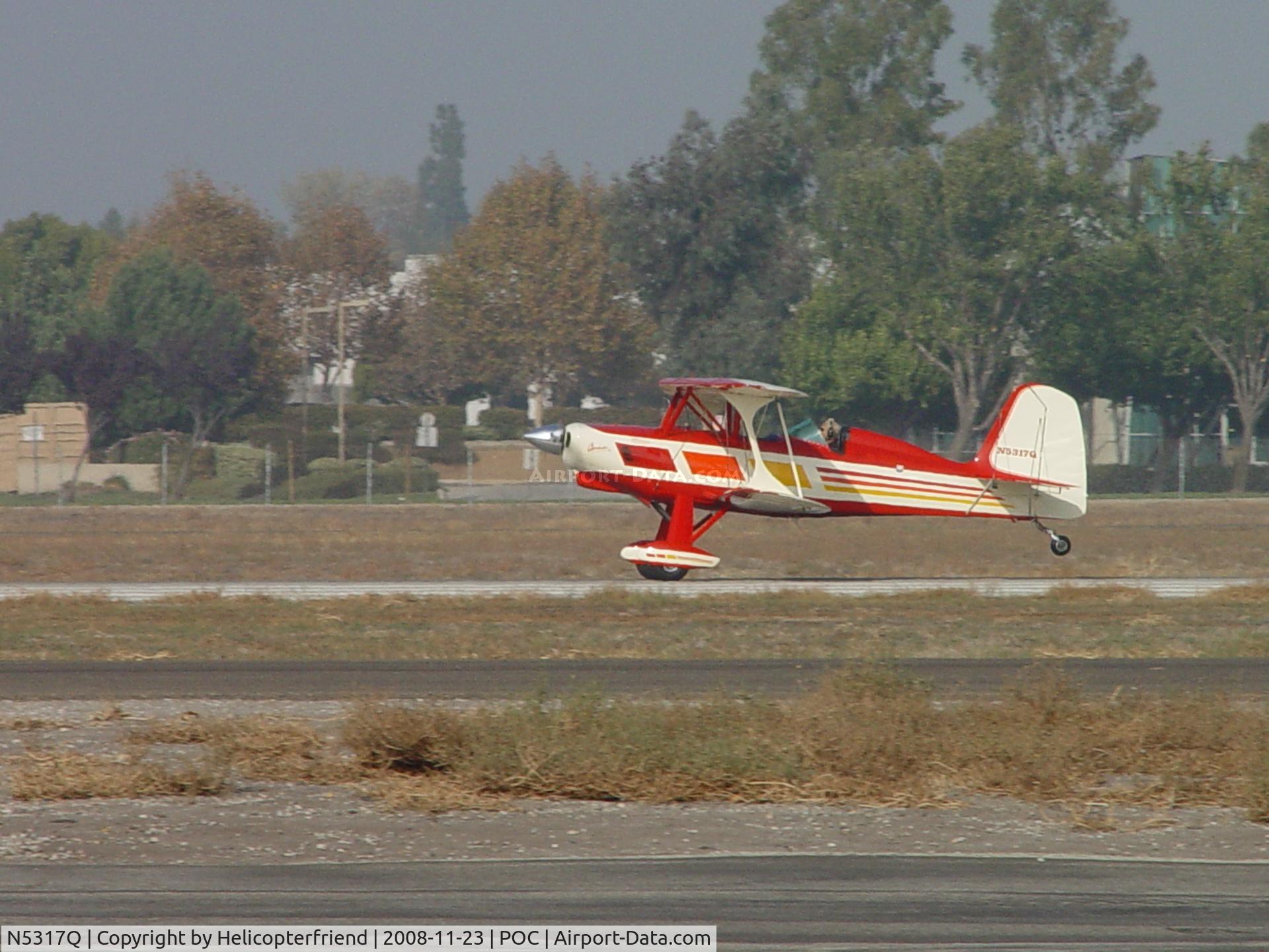 N5317Q, Stolp SA-300 Starduster Too C/N 2111, Tail still up