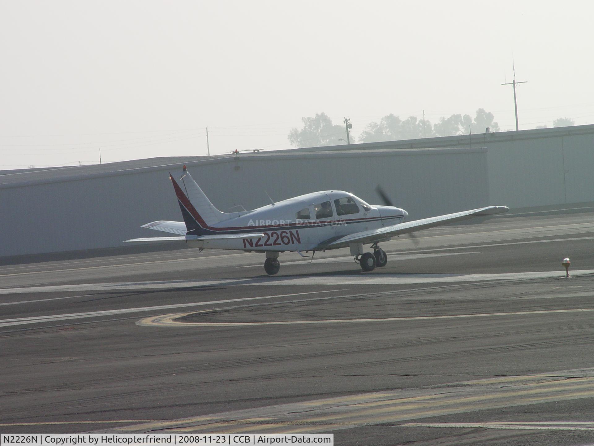 N2226N, 1979 Piper PA-28-181 C/N 28-7990282, Taking off from Cable
