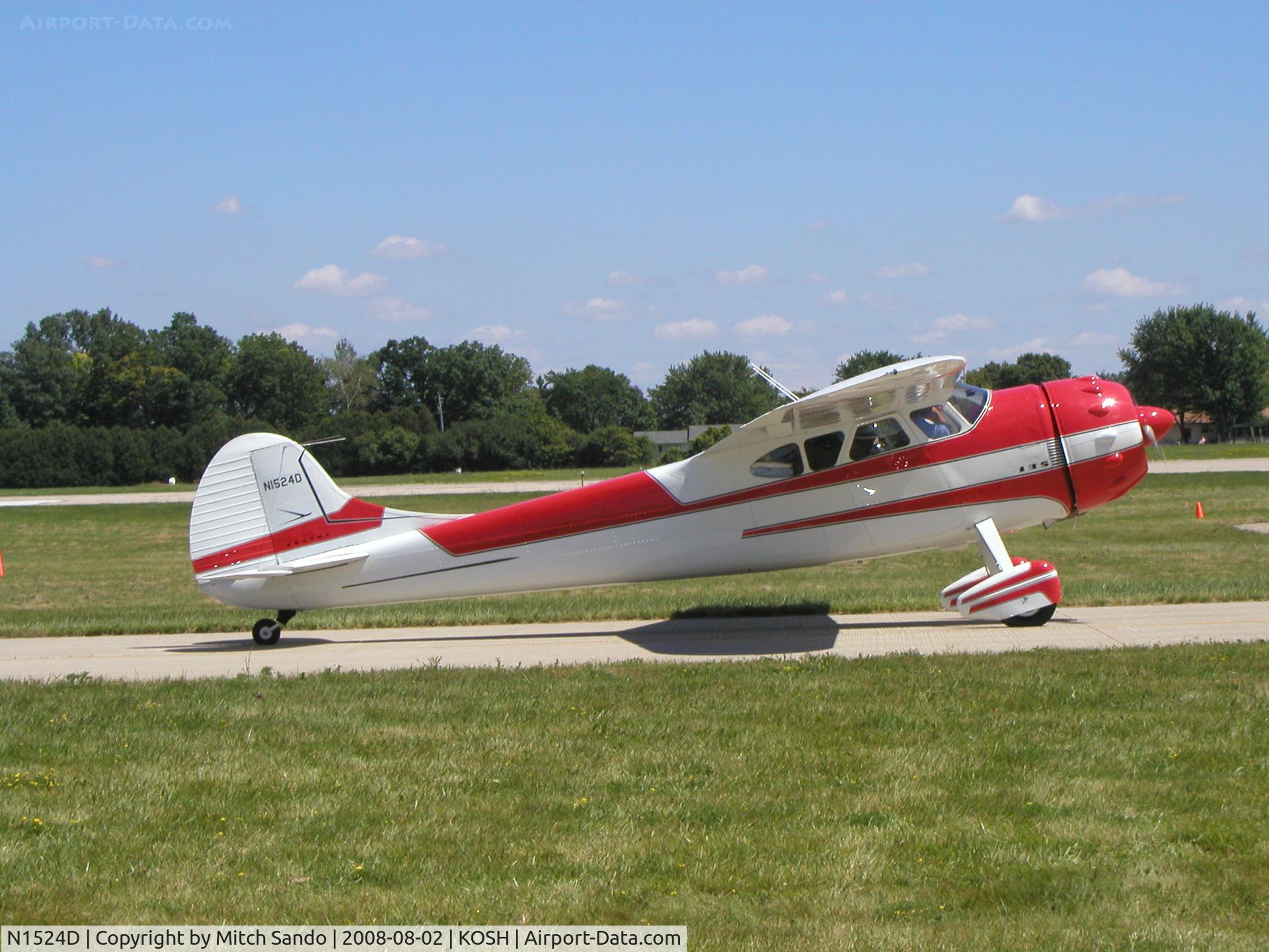 N1524D, 1952 Cessna 195A C/N 7746, EAA AirVenture 2008.