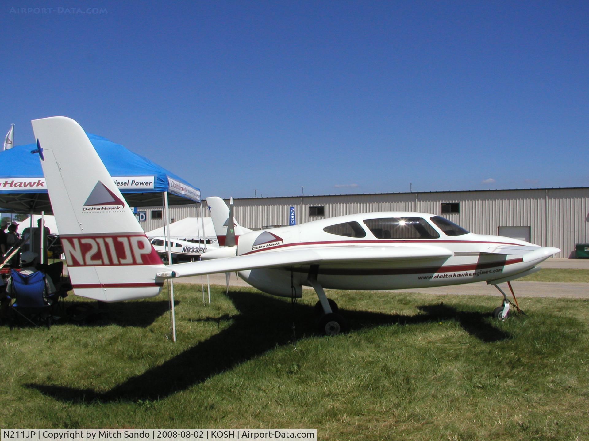 N211JP, 2003 Velocity Velocity C/N DMO184, EAA AirVenture 2008.