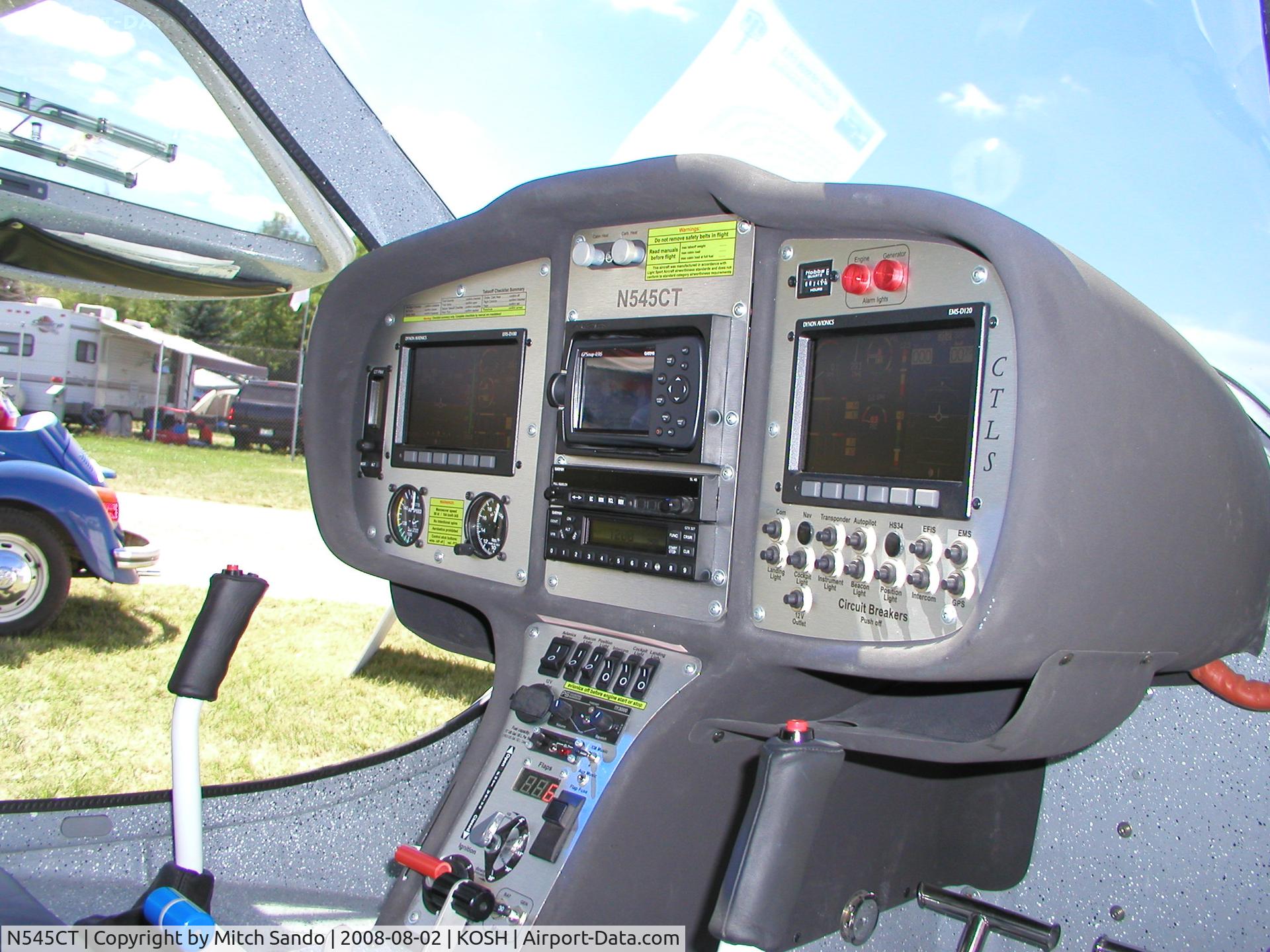 N545CT, 2008 Flight Design CTLS C/N 07-11-22, EAA AirVenture 2008.