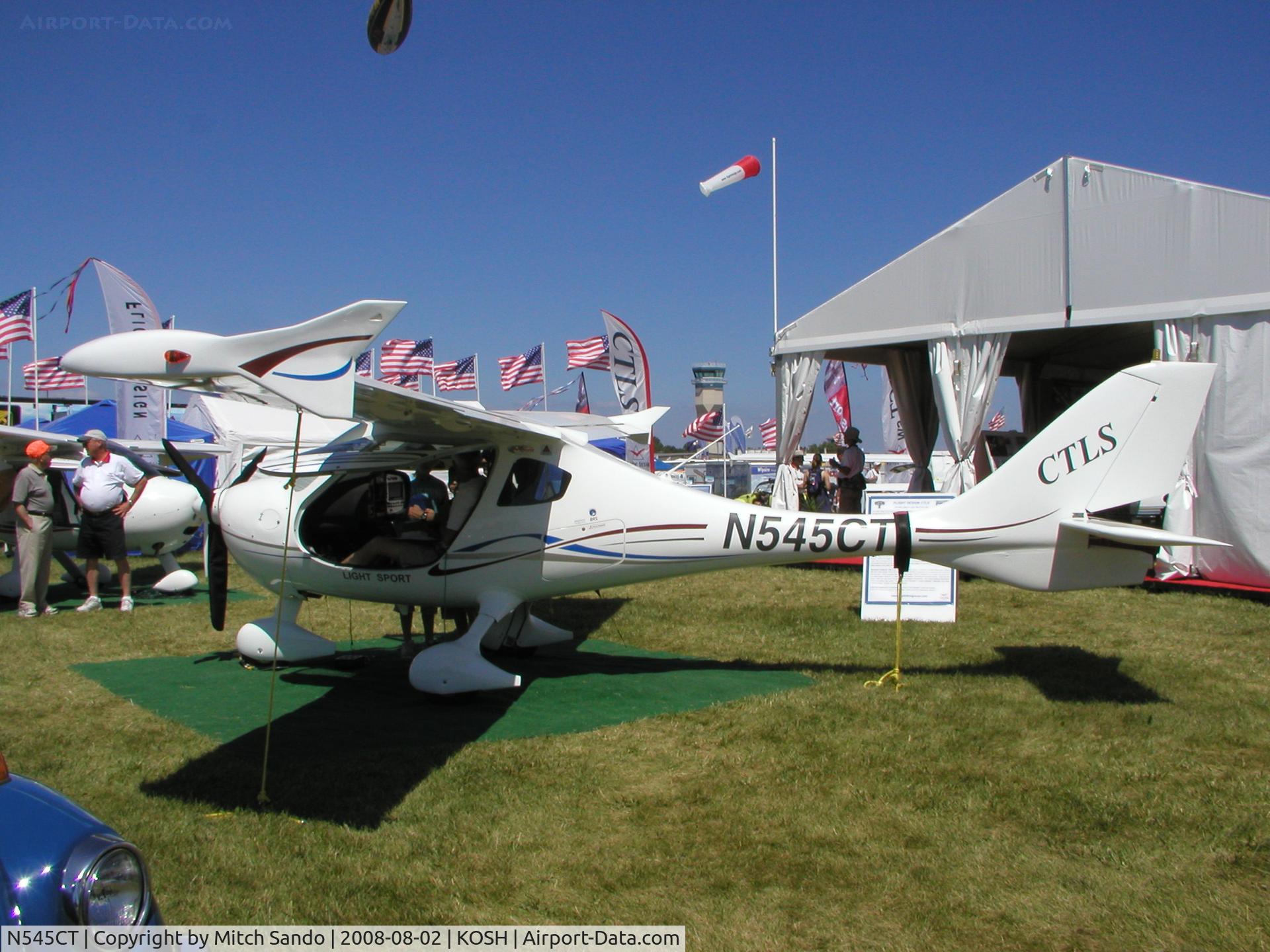 N545CT, 2008 Flight Design CTLS C/N 07-11-22, EAA AirVenture 2008.