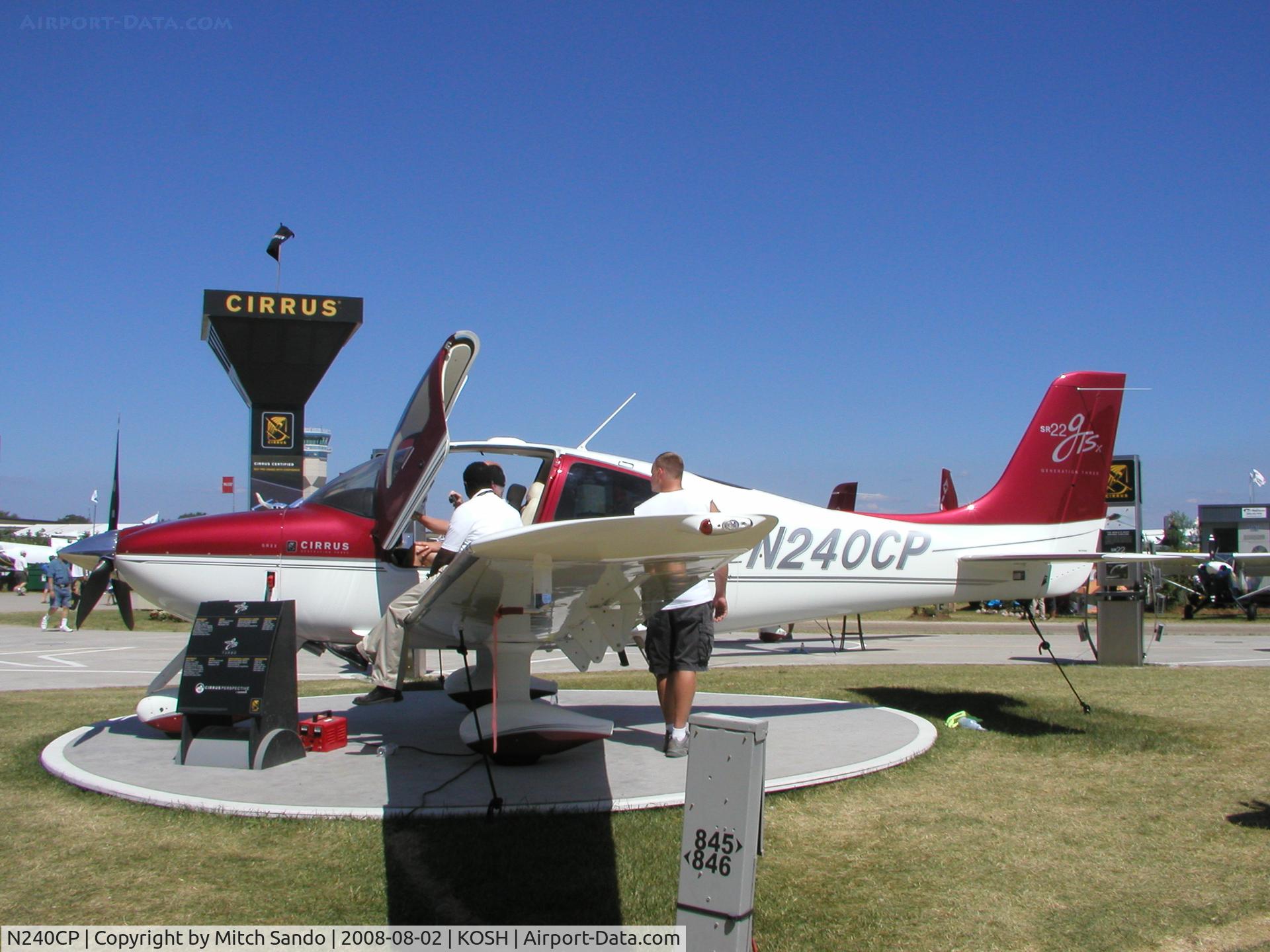 N240CP, 2008 Cirrus SR22 G3 GTS C/N 3136, EAA AirVenture 2008.