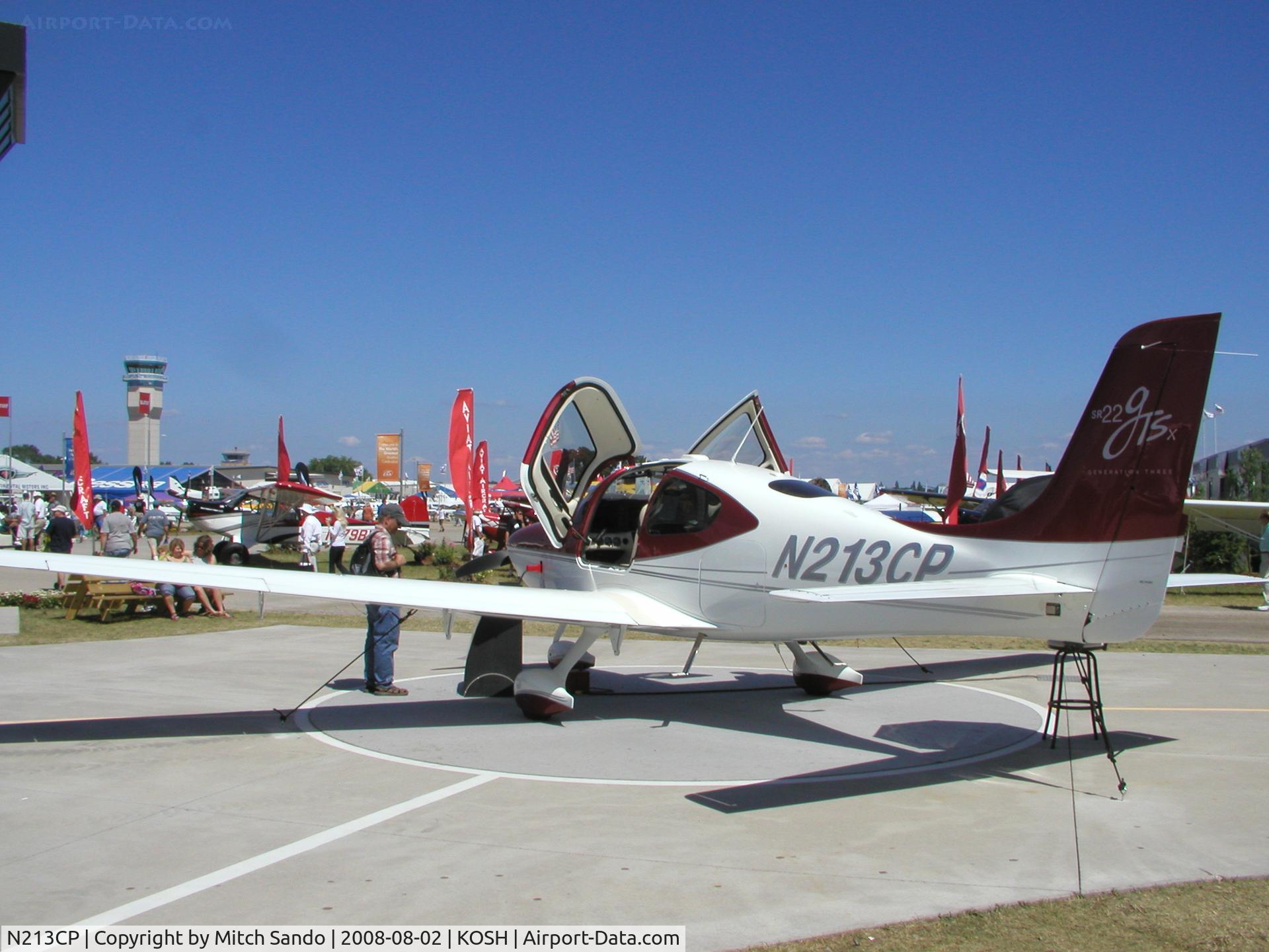 N213CP, 2008 Cirrus SR22 GTS C/N 3142, EAA AirVenture 2008.