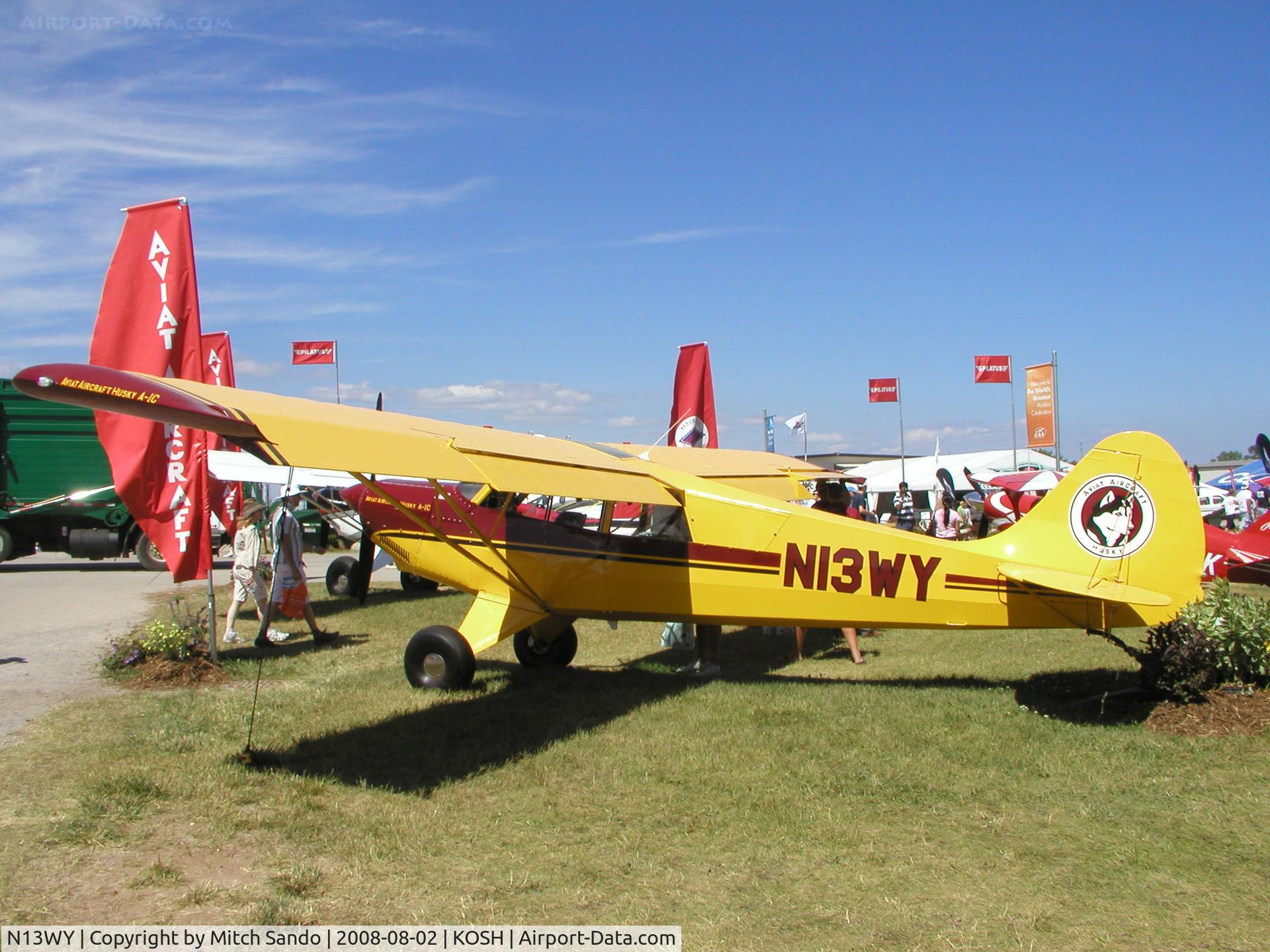N13WY, 2008 Aviat A-1C-180 Husky C/N 3008, EAA AirVenture 2008.